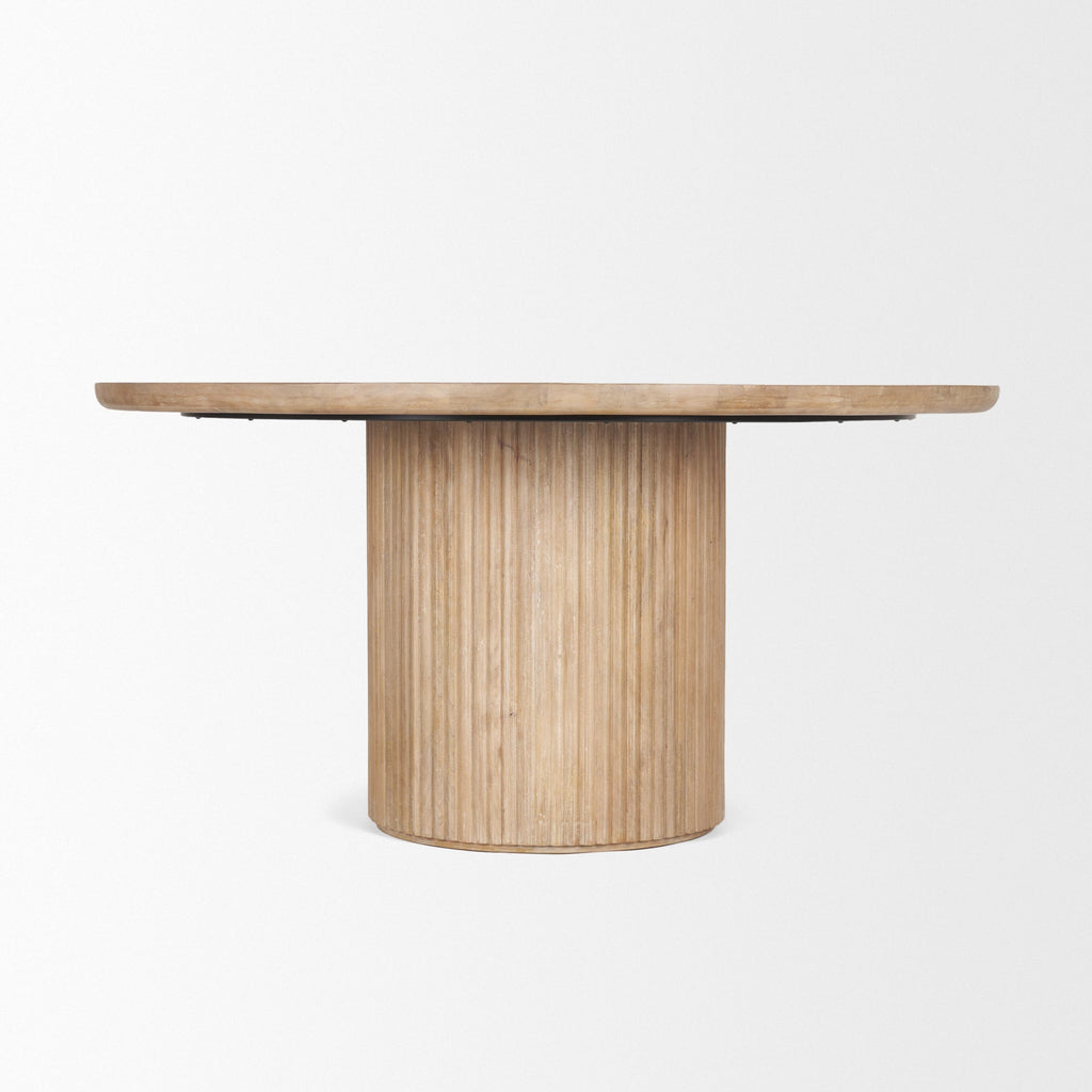 Mercana Terra 60" x 60" x 30" Solid Wood Dining Table