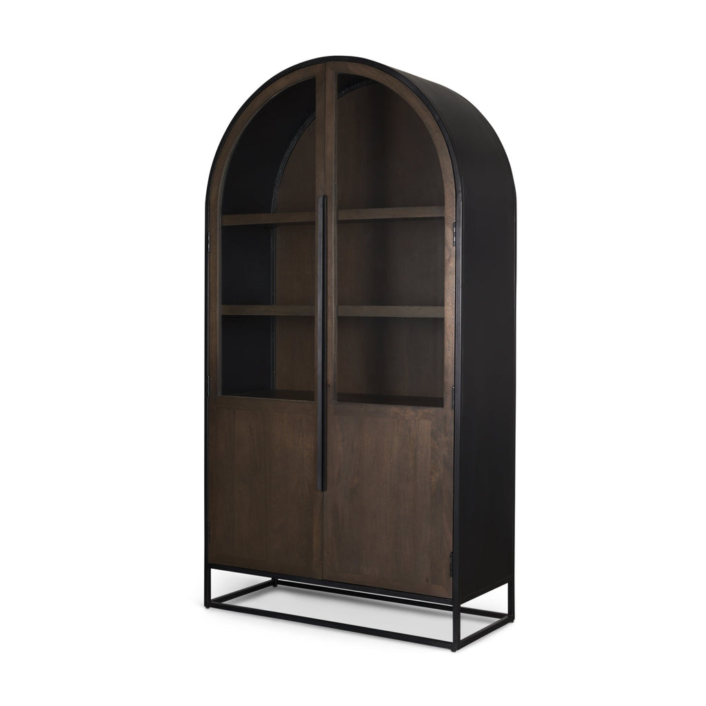 Mercana Sloan 42" x 18.5" x 80" Wood Display Cabinet