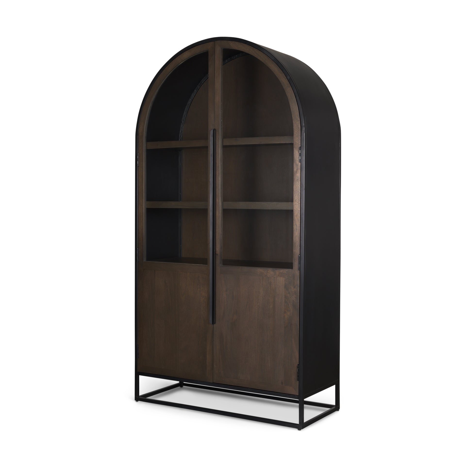 Mercana Sloan 42" x 18.5" x 80" Wood Display Cabinet