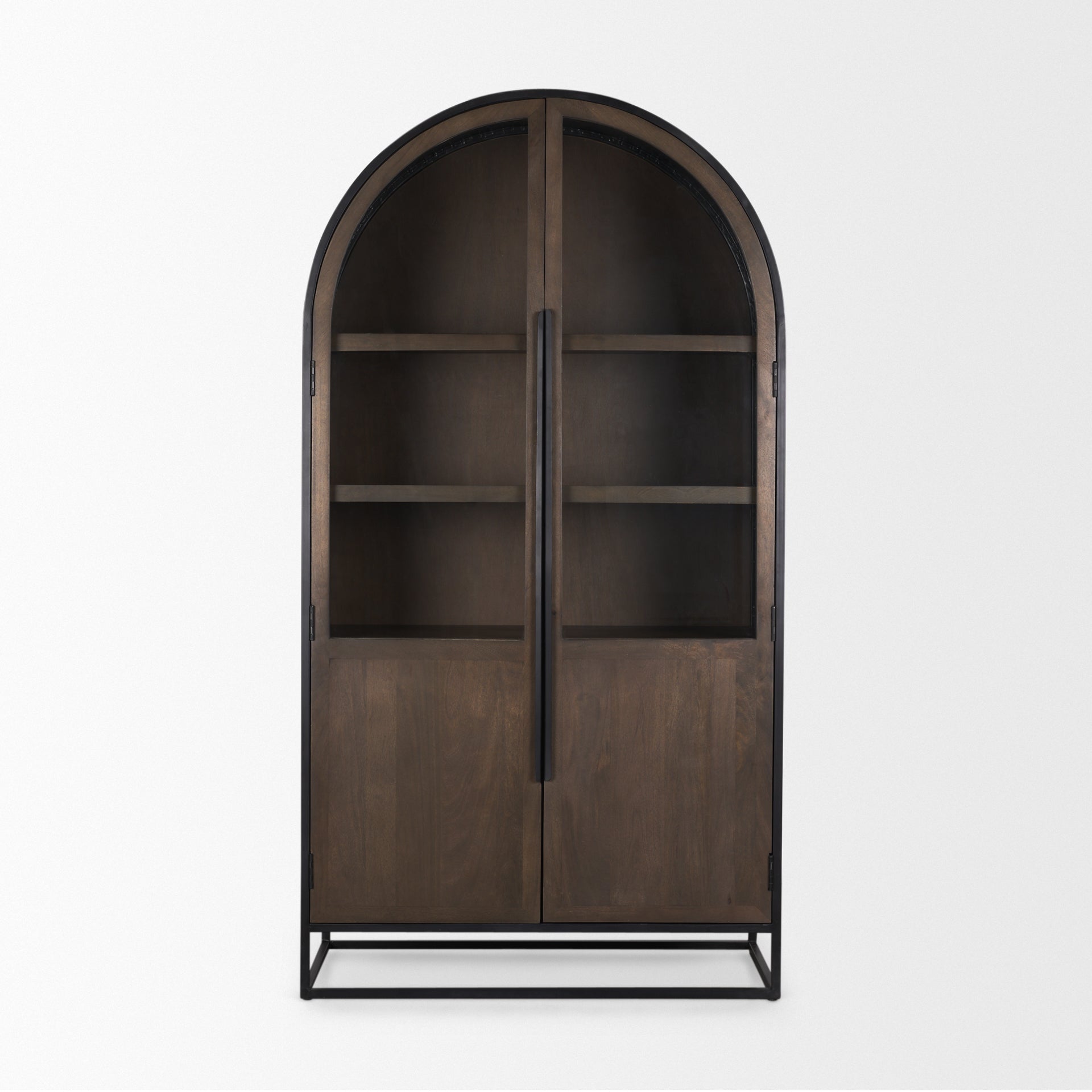 Mercana Sloan 42" x 18.5" x 80" Wood Display Cabinet