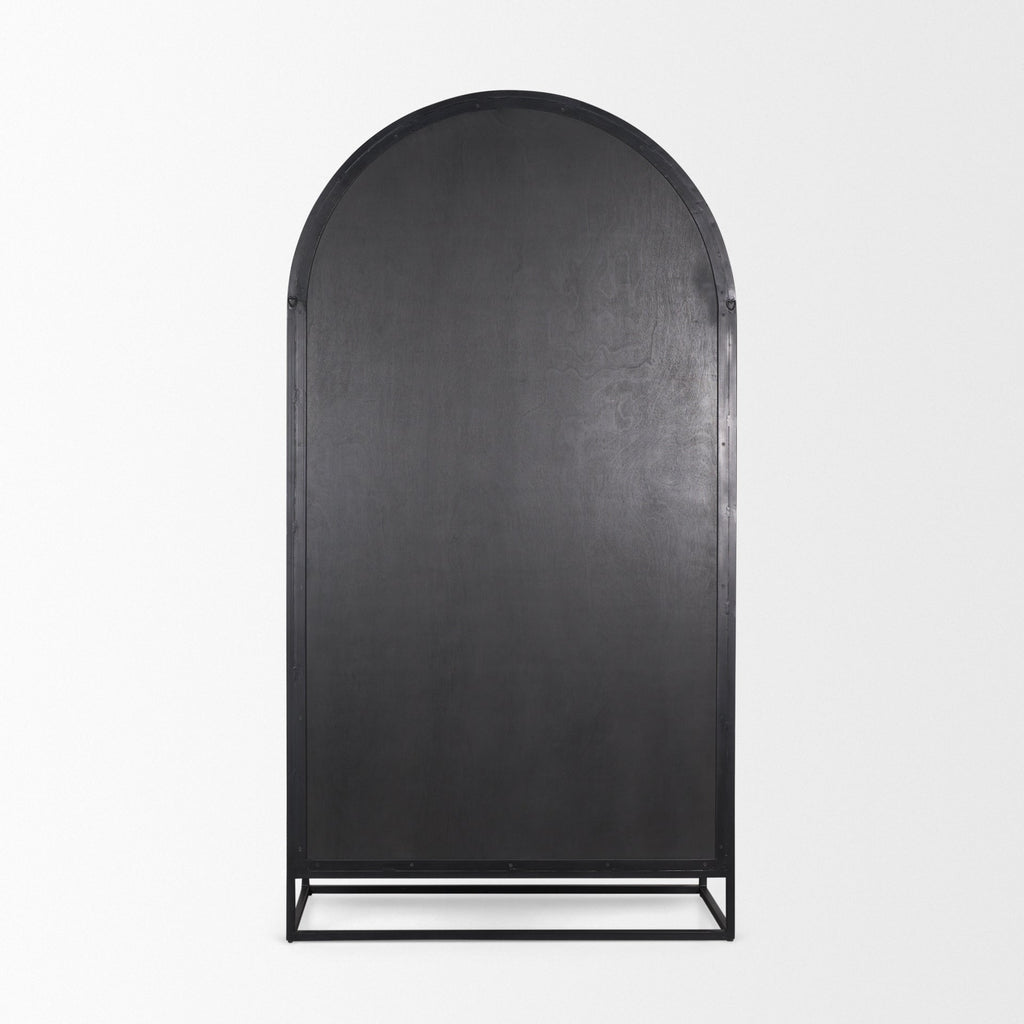 Mercana Sloan 42" x 18.5" x 80" Wood Display Cabinet