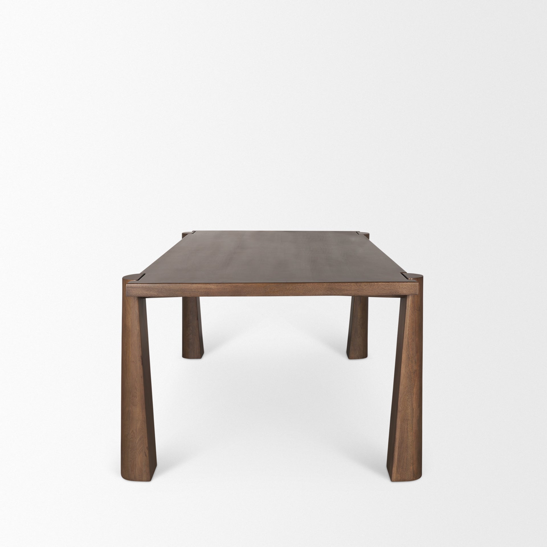 Mercana Tammar 84" x 45.5" x 30" Solid Wood Dining Table