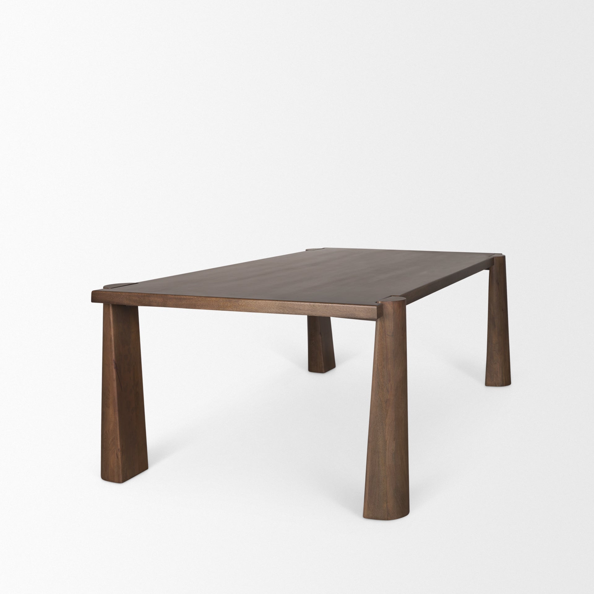 Mercana Tammar 84" x 45.5" x 30" Solid Wood Dining Table