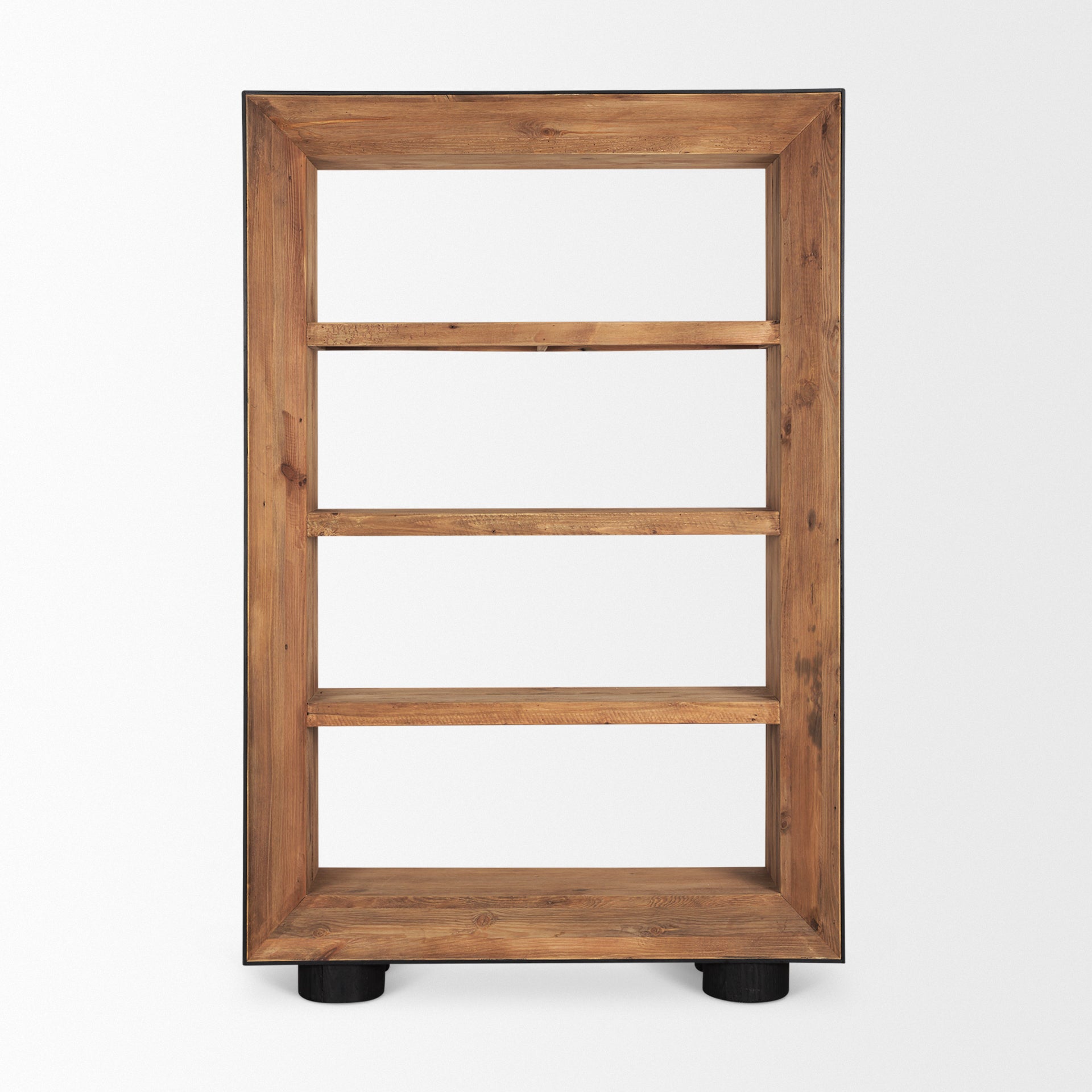 Mercana Tabor 47" x 16" x 72" Solid + Manufactured Wood Bookcase