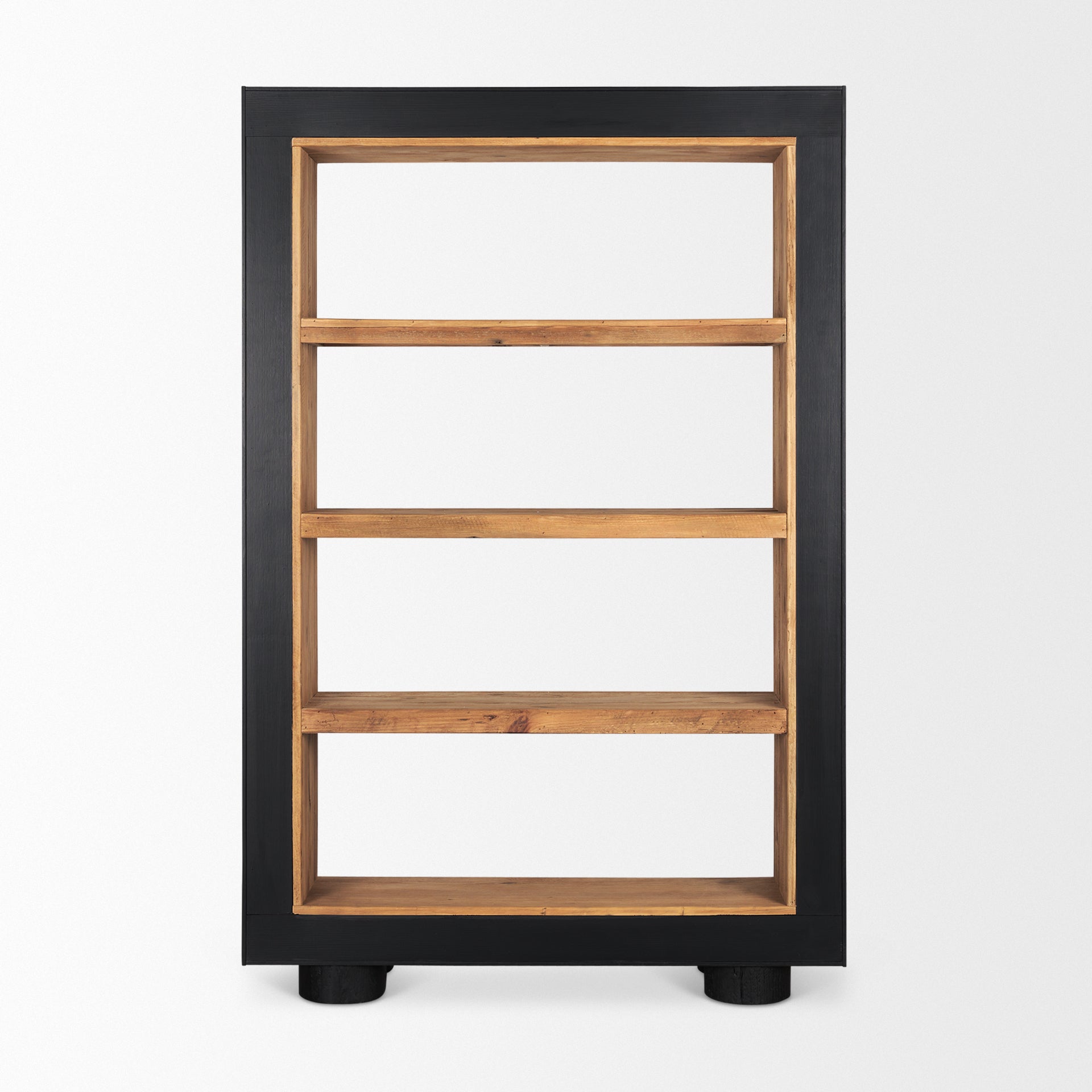 Mercana Tabor 47" x 16" x 72" Solid + Manufactured Wood Bookcase
