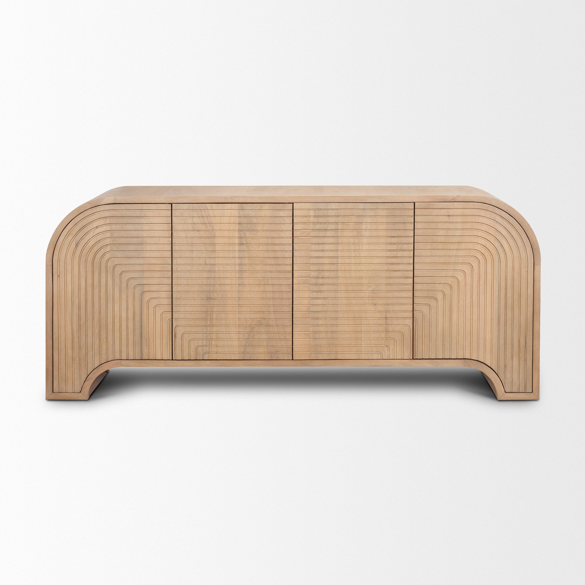 Mercana Sorina 72" x 16" x 30" Solid Wood Sideboard