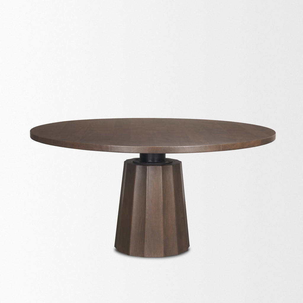 Mercana Swanson 60" x 60" x 30" Solid Wood Dining Table