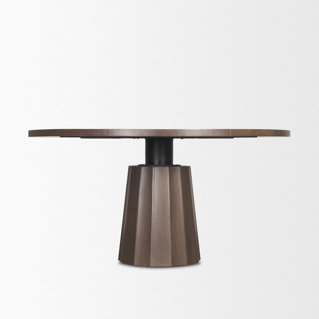 Mercana Swanson 60" x 60" x 30" Solid Wood Dining Table