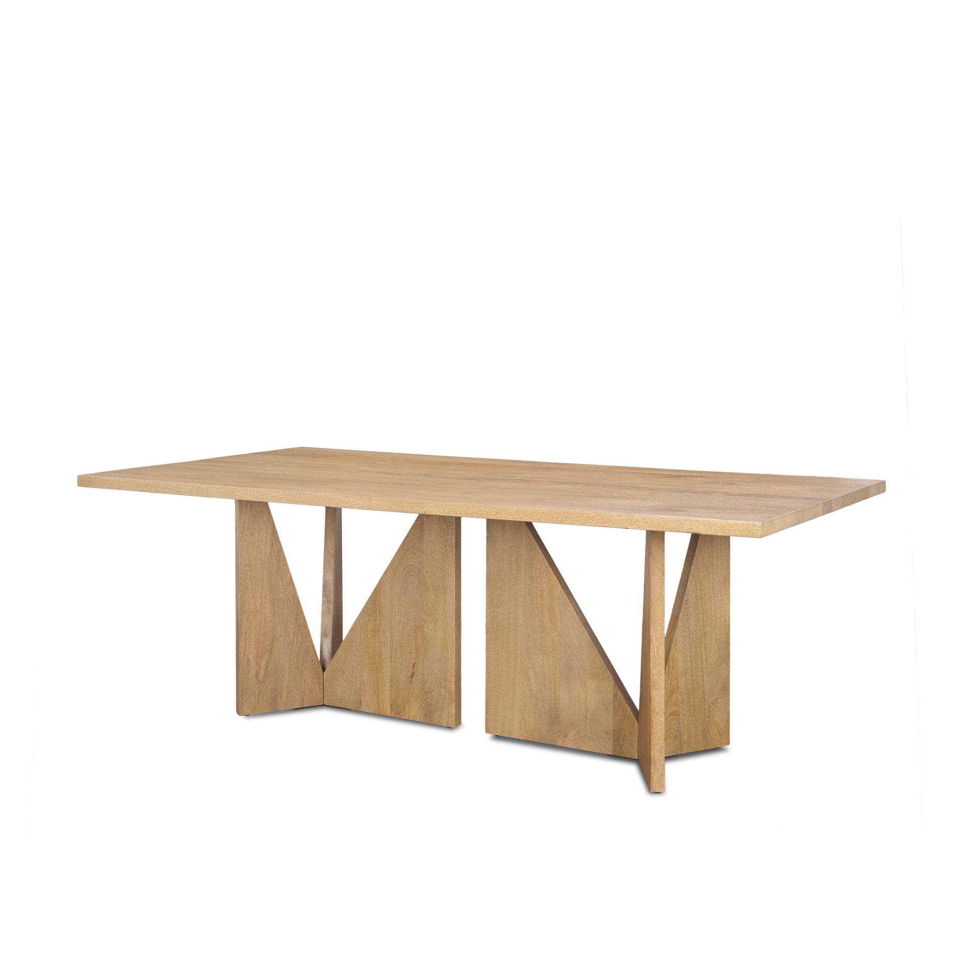 Mercana Tarro 84" x 42" x 30" Solid Wood Dining Table