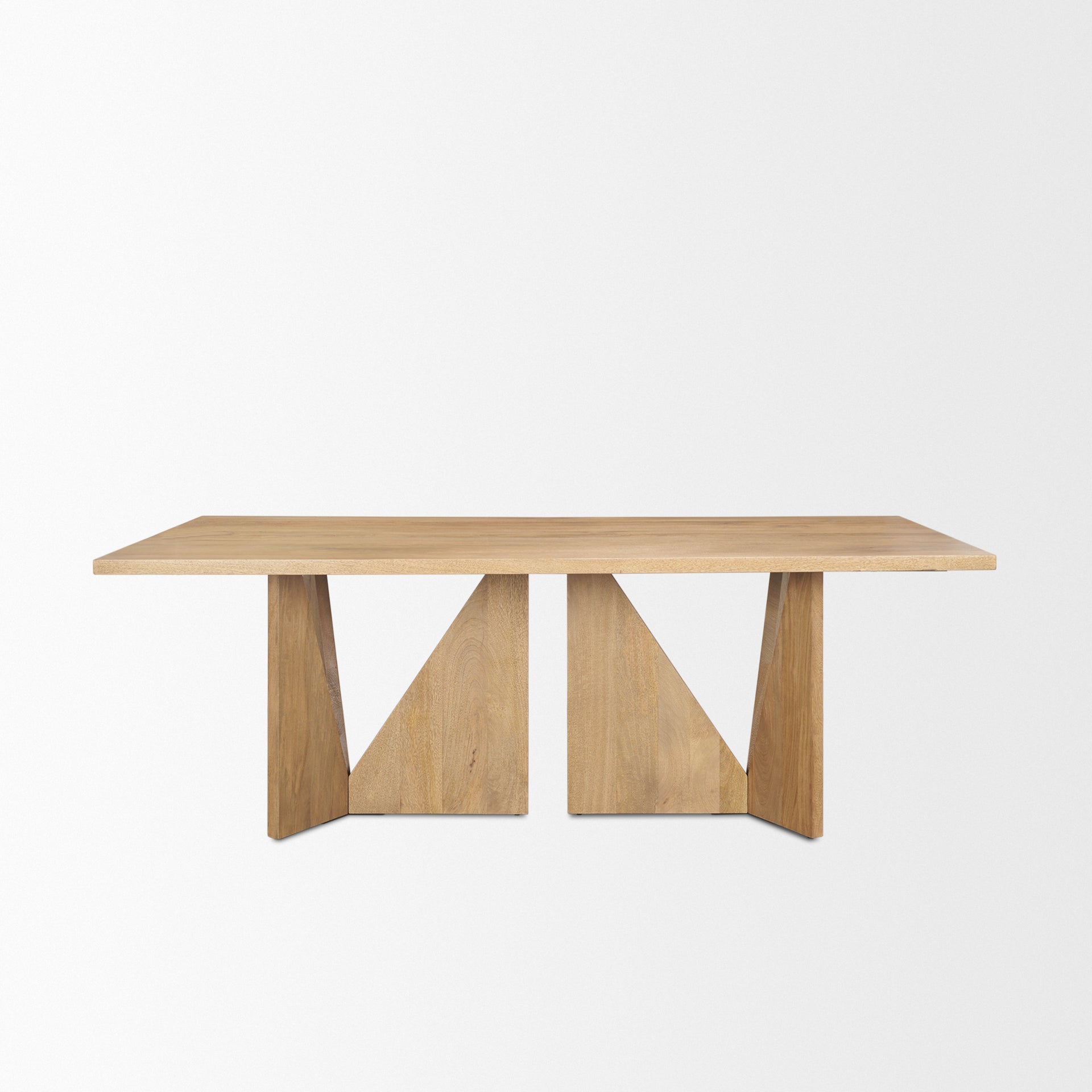 Mercana Tarro 84" x 42" x 30" Solid Wood Dining Table