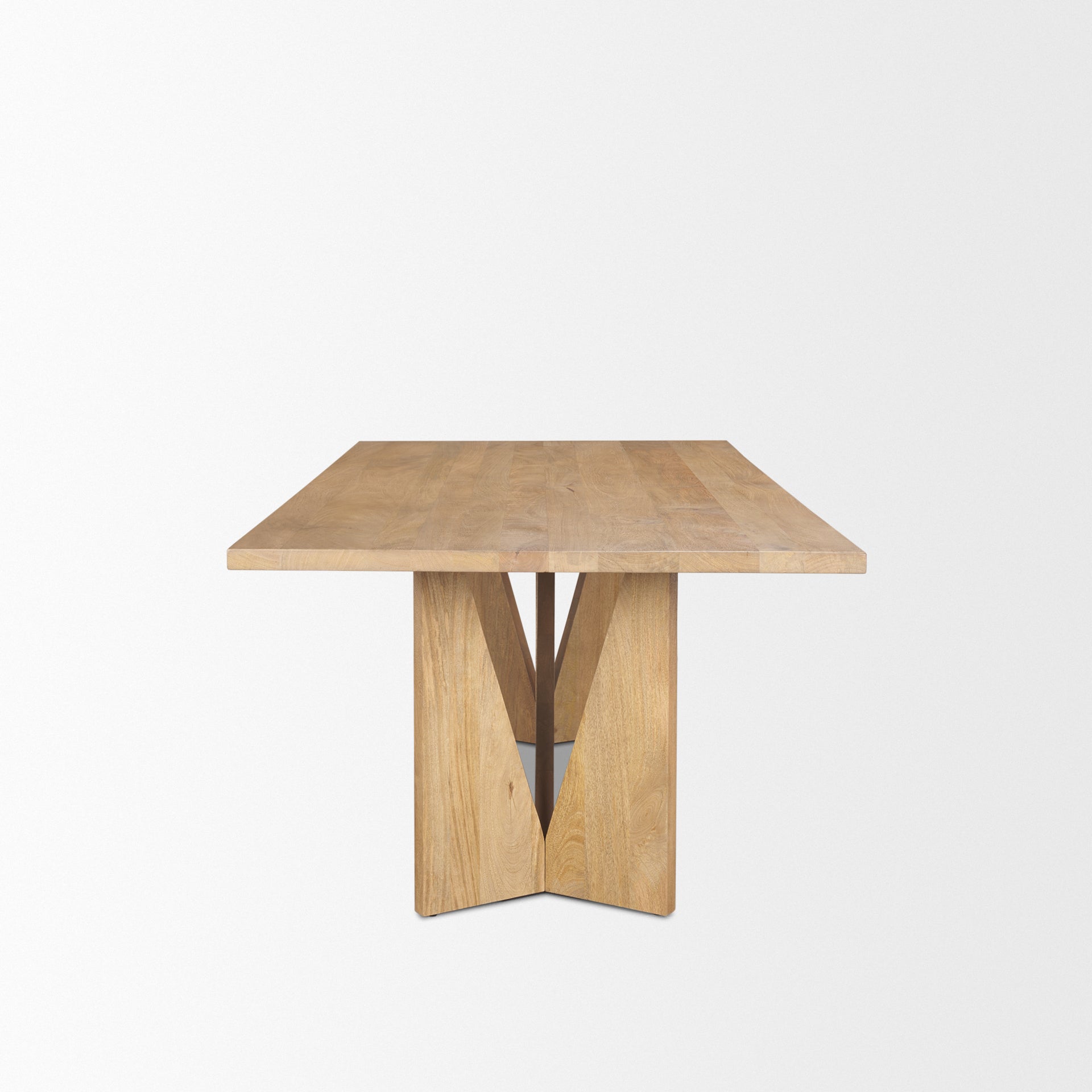 Mercana Tarro 84" x 42" x 30" Solid Wood Dining Table