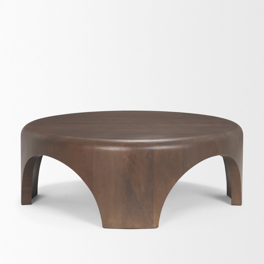Mercana Shima 45" x 45" x 16" Solid Wood Coffee Table