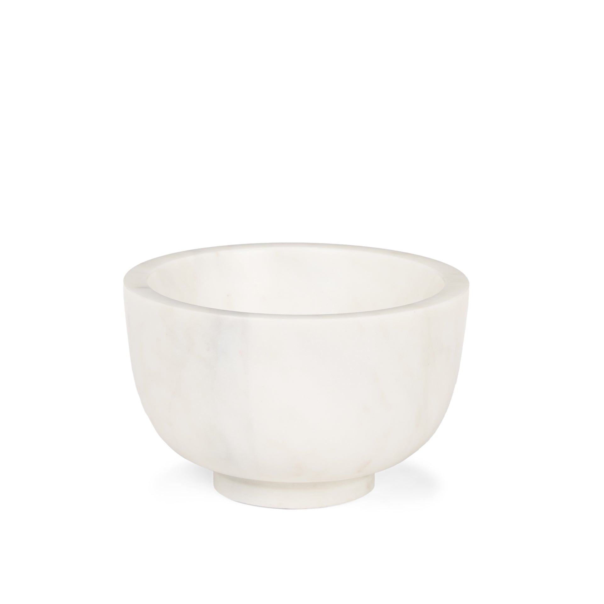 Mercana Katora 6.5" x 6.5" x 4" Marble Bowl