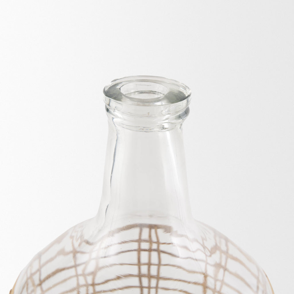 Mercana Troian 7.5" x 7.5" x 14.5" Glass Decorative Object