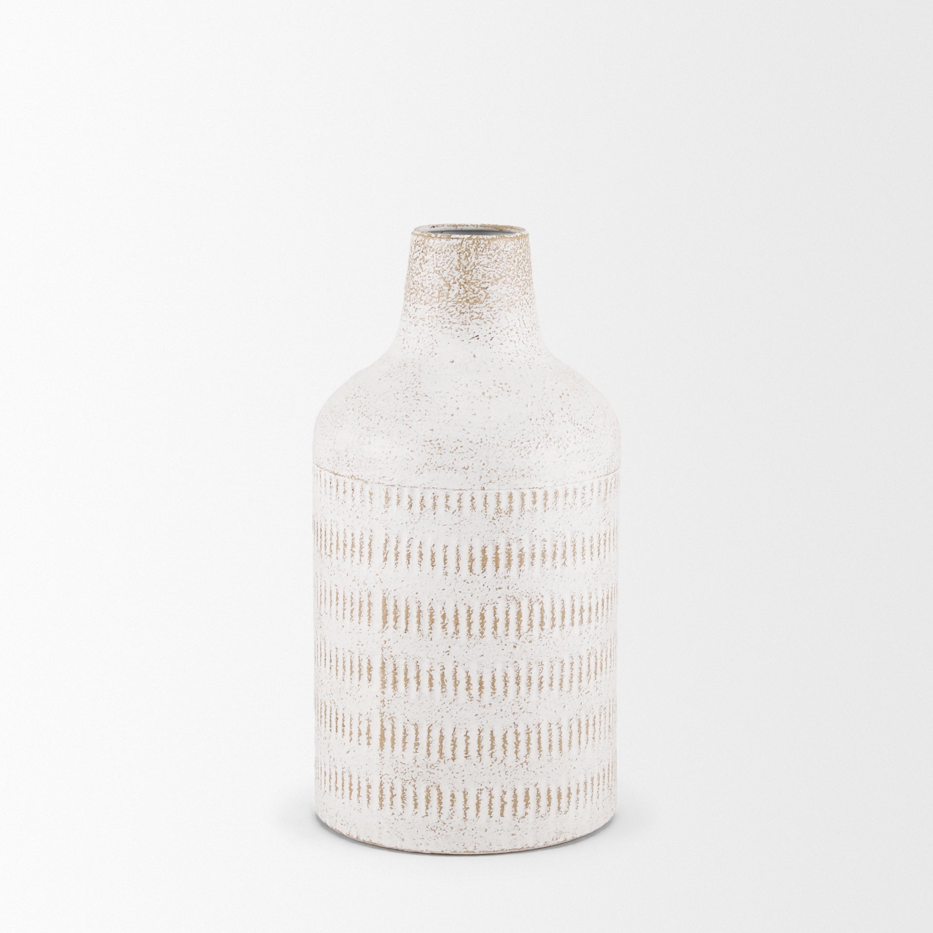 Mercana Tisha 5.9" x 5.9" x 11.4" Metal Vase