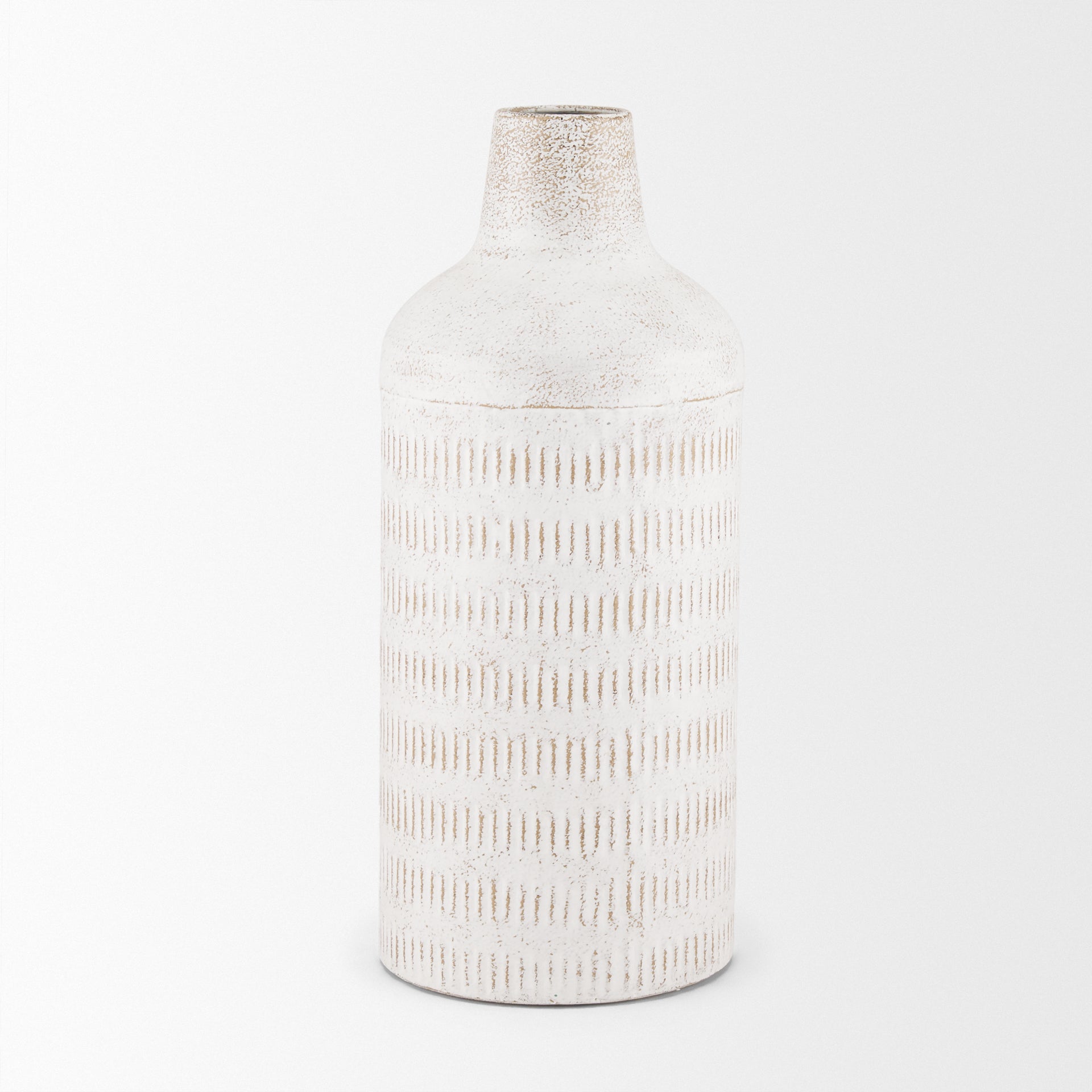 Mercana Tisha 5.9" x 5.9" x 14.2" Metal Vase
