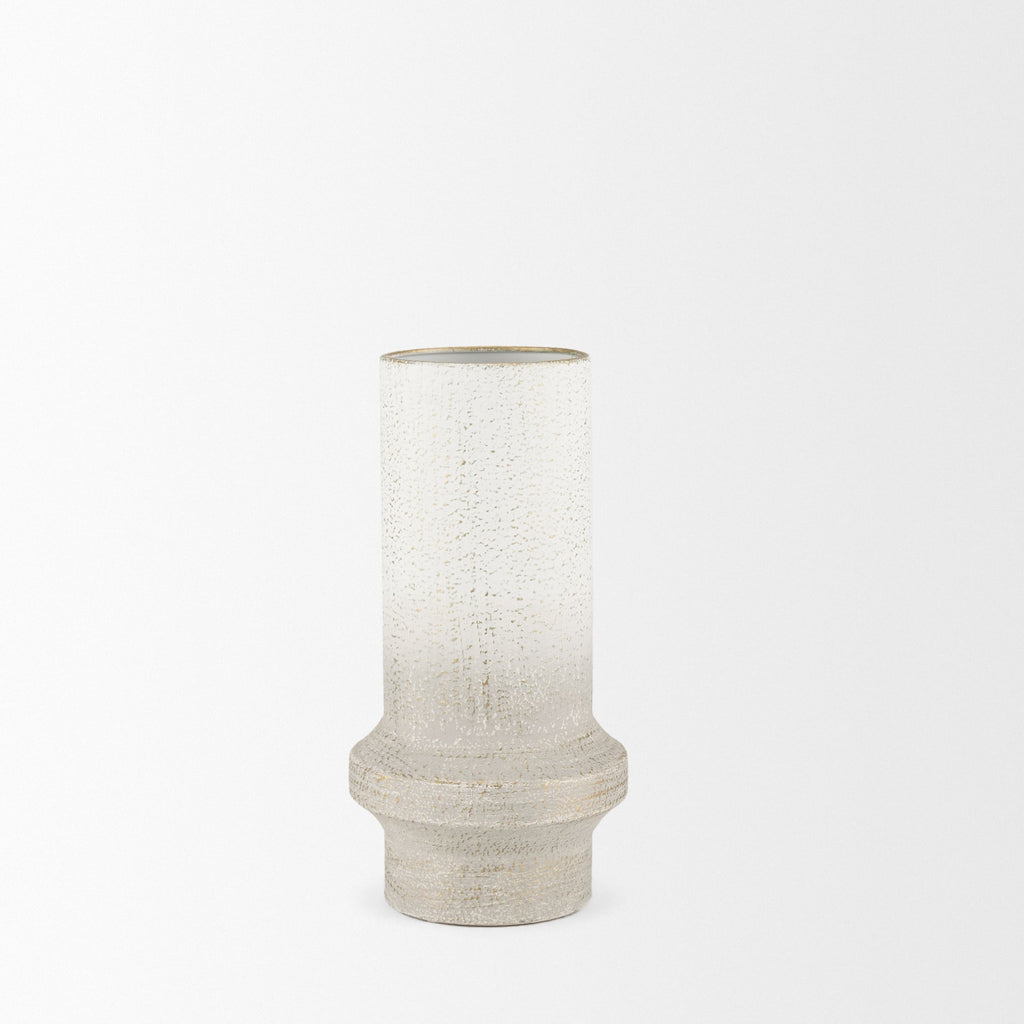 Mercana Tovah 6.7" x 6.7" x 13.2" Metal Vase