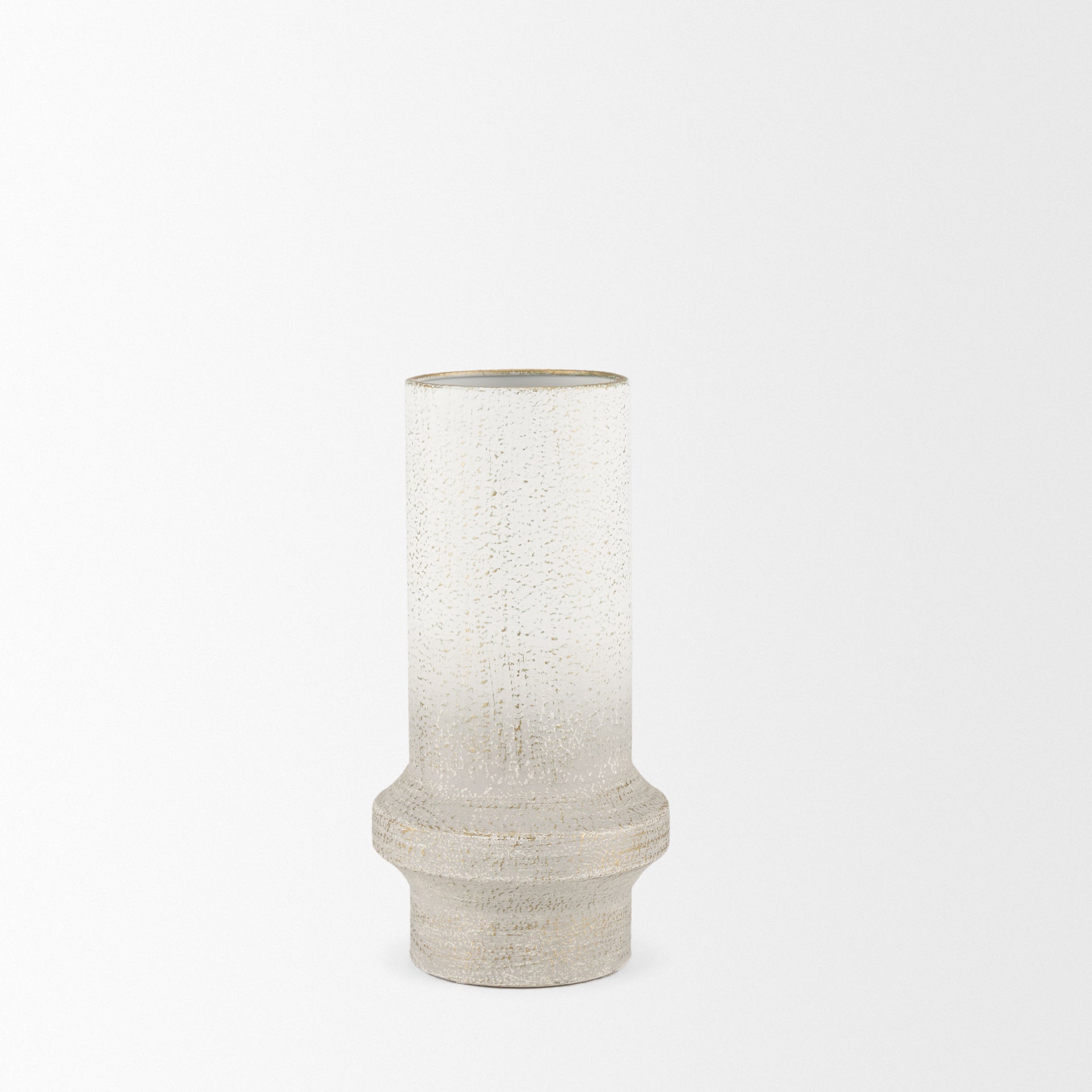 Mercana Tovah 6.7" x 6.7" x 13.2" Metal Vase