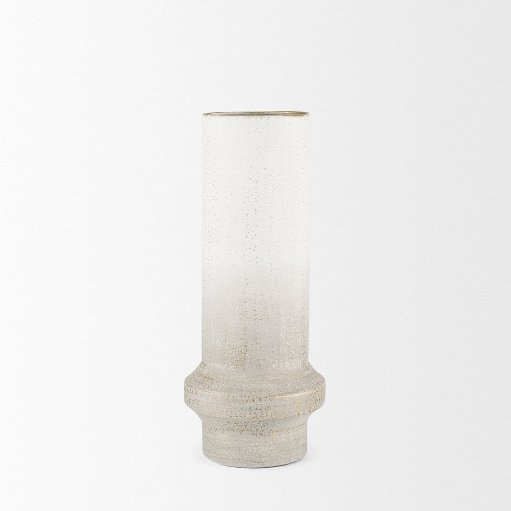 Mercana Tovah 6.7" x 6.7" x 16.3" Metal Vase