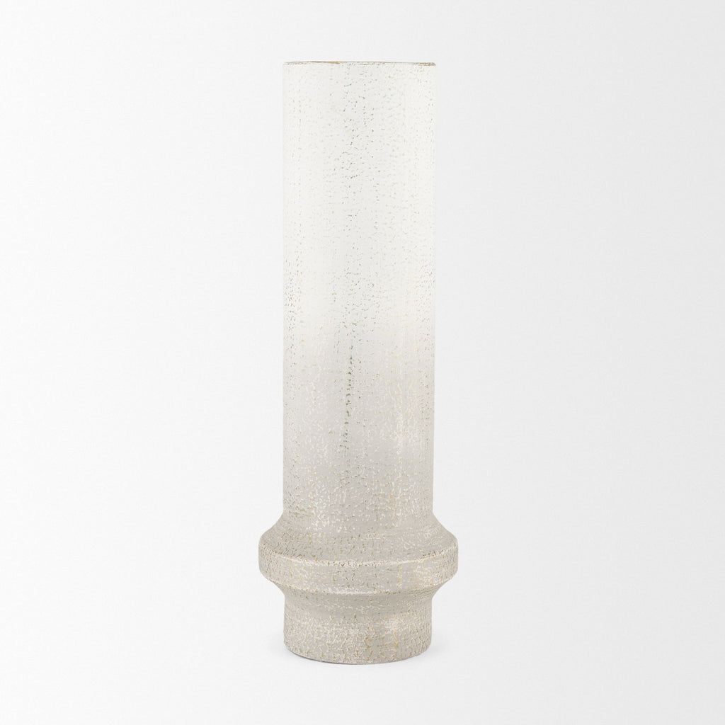 Mercana Tovah 6.7" x 6.7" x 19.5" Metal Vase