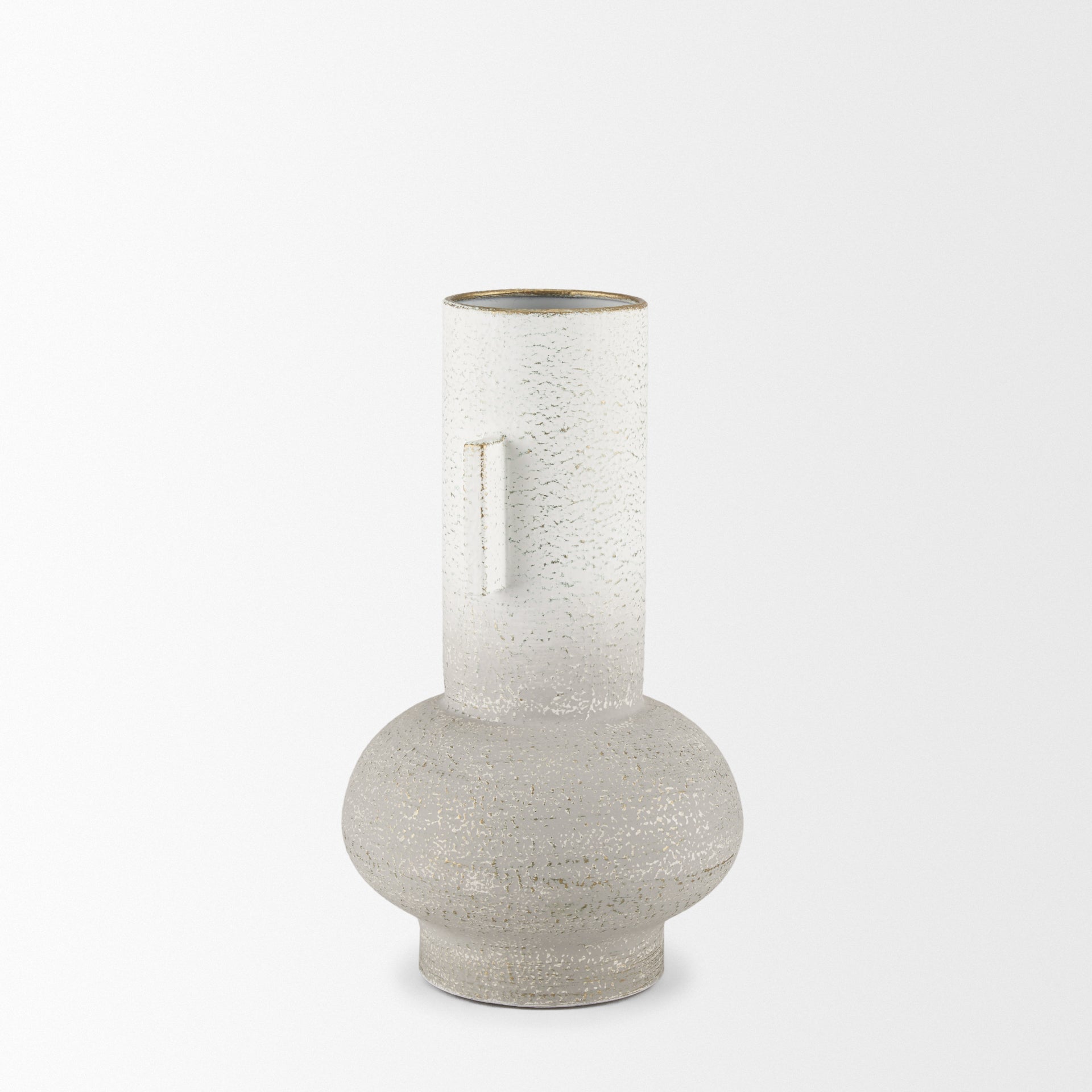 Mercana Torres 7.9" x 7.9" x 12.6" Metal Vase