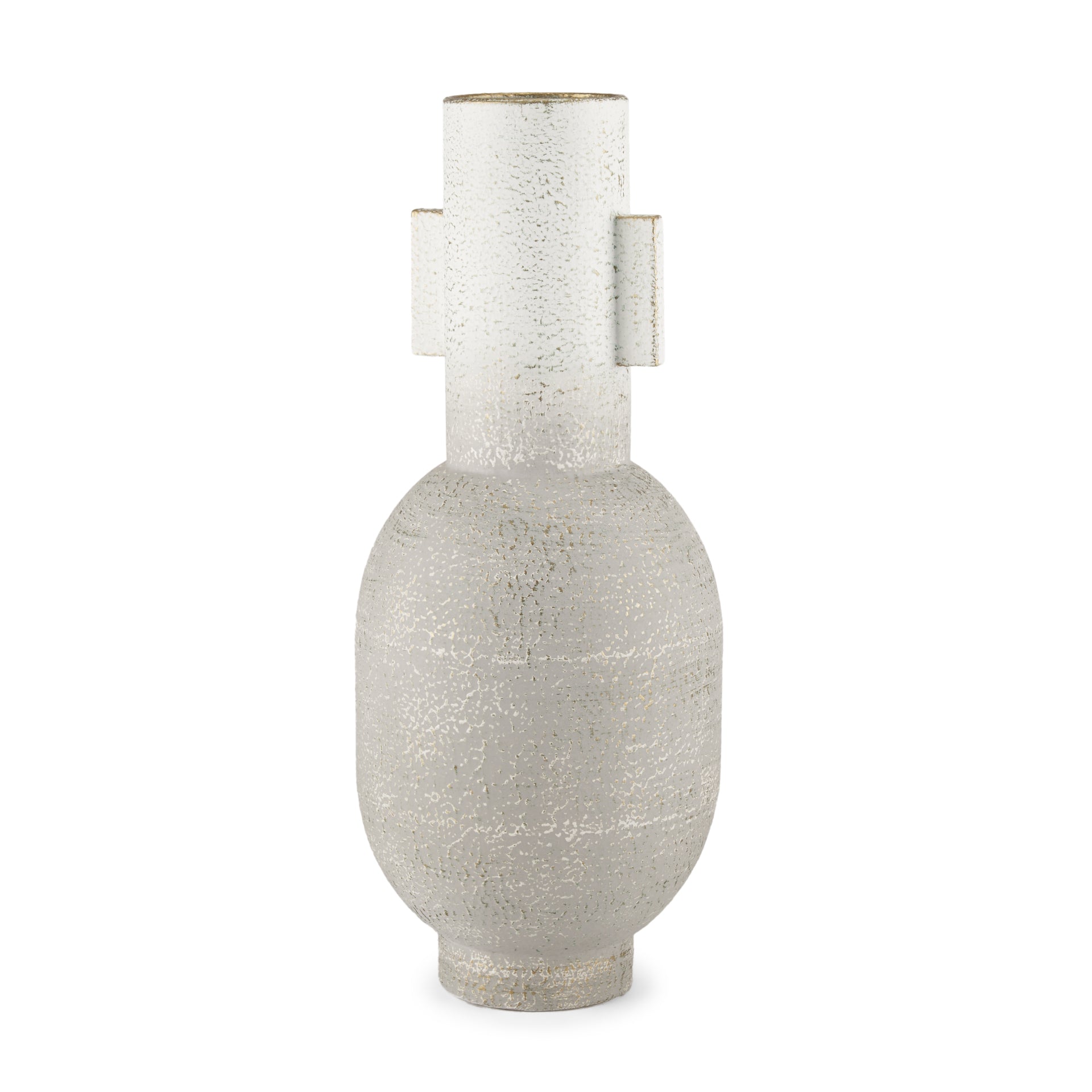 Mercana Torres 6.3" x 6.3" x 15.8" Metal Vase