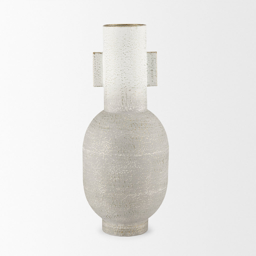 Mercana Torres 6.3" x 6.3" x 15.8" Metal Vase