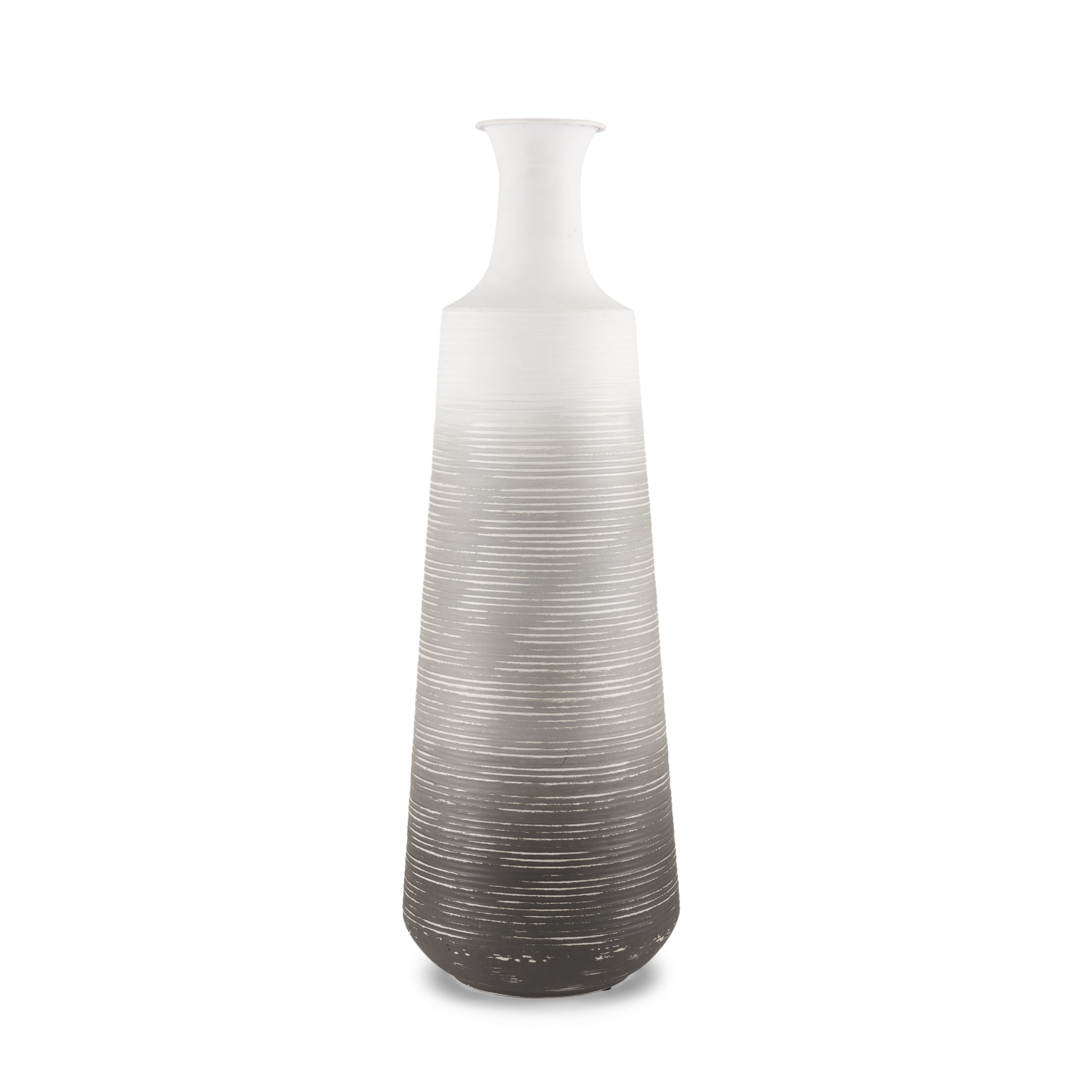 Mercana Toru 7.9" x 7.9" x 23.6" Metal Vase