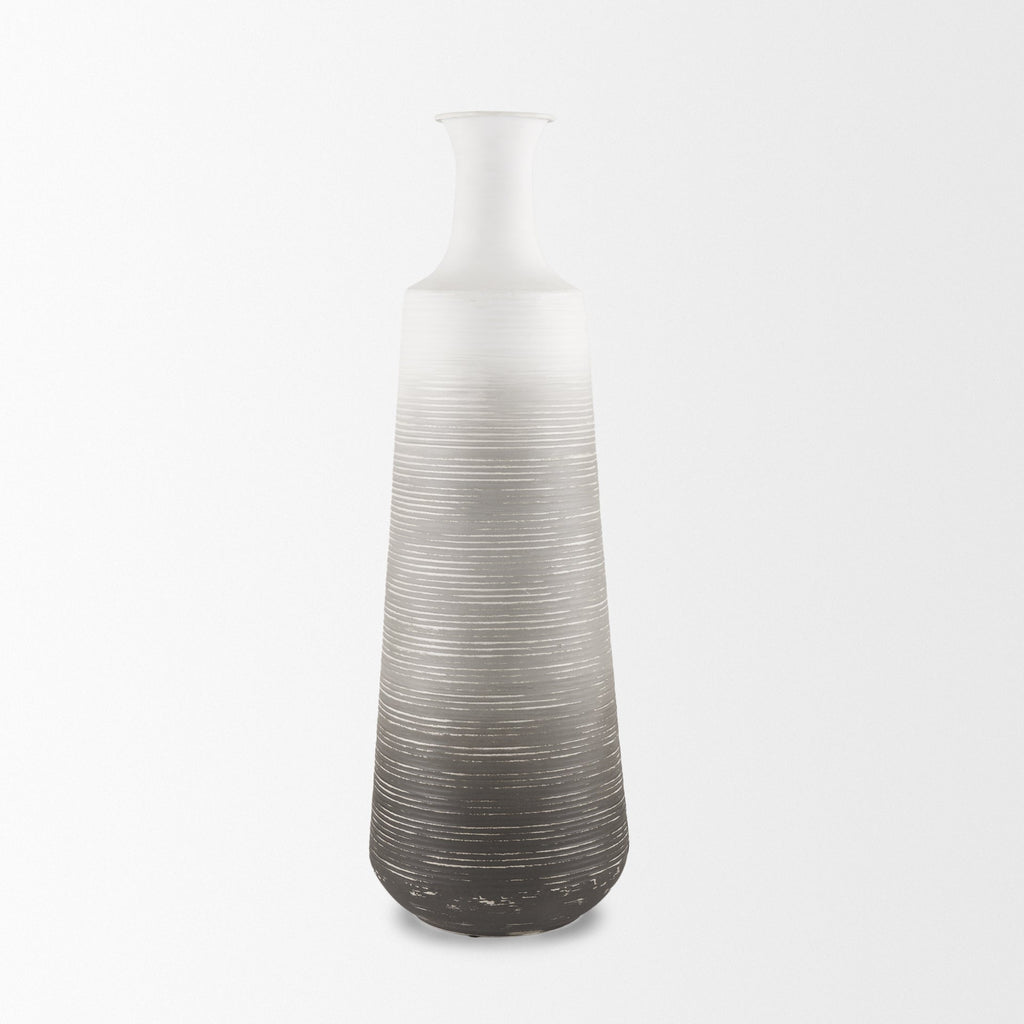 Mercana Toru 7.9" x 7.9" x 23.6" Metal Vase