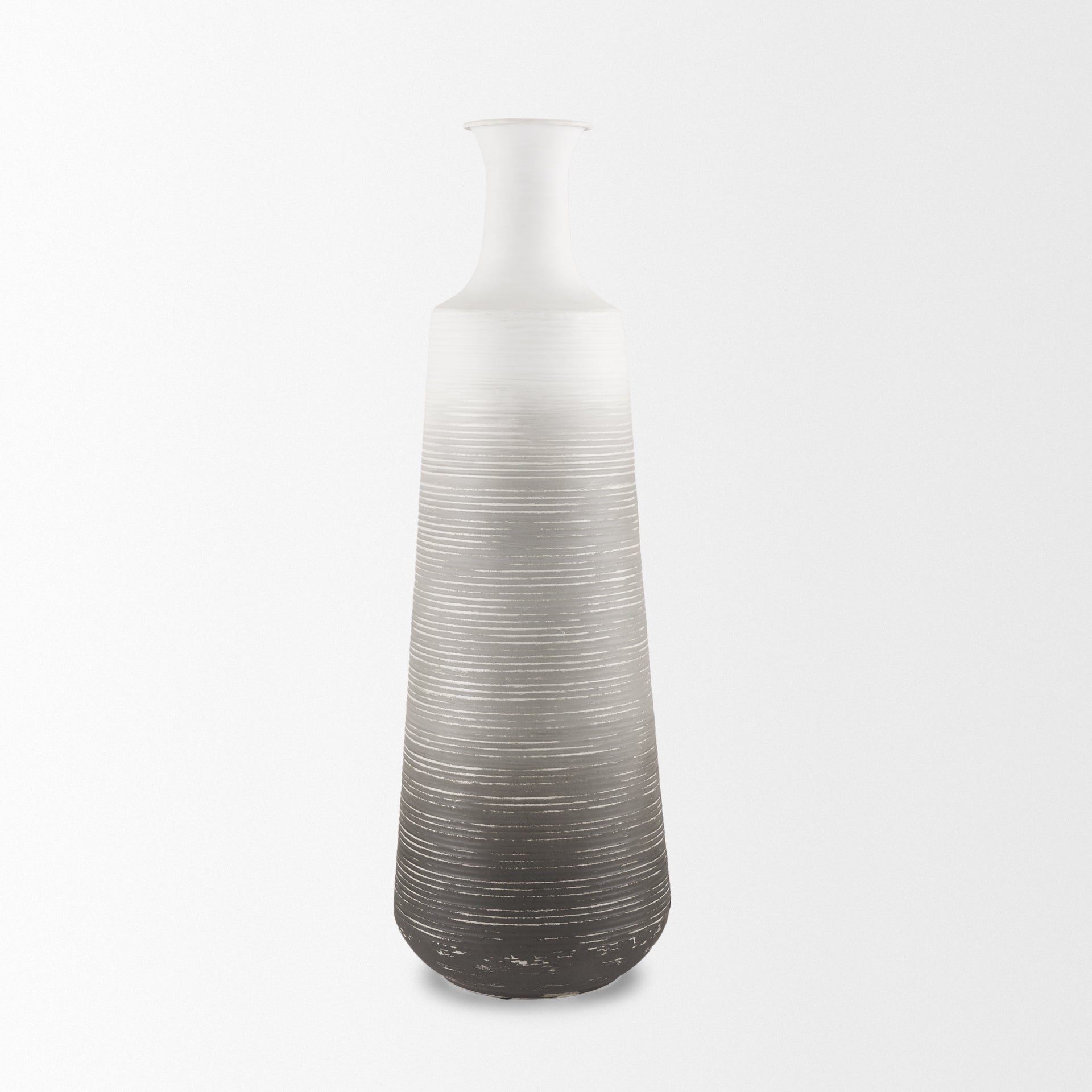 Mercana Toru 7.9" x 7.9" x 23.6" Metal Vase