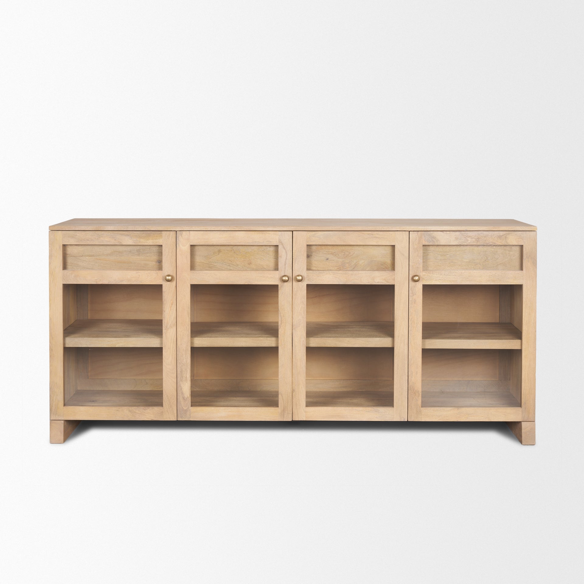 Mercana Suri 80" x 18" x 36" Solid Wood Sideboard