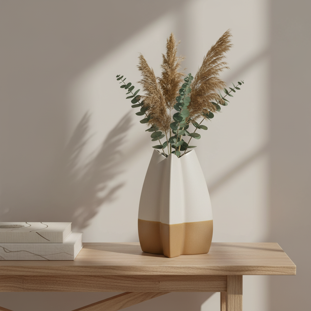 Mercana Vania 10.4" x 8" x 15.5" Ceramic Vase