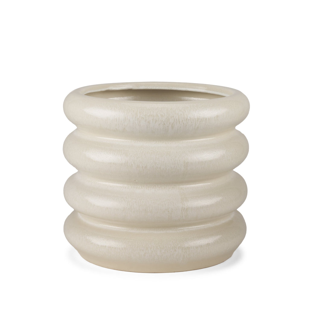 Mercana Twyla 12.8" x 12.6" x 11.8" Ceramic Vase