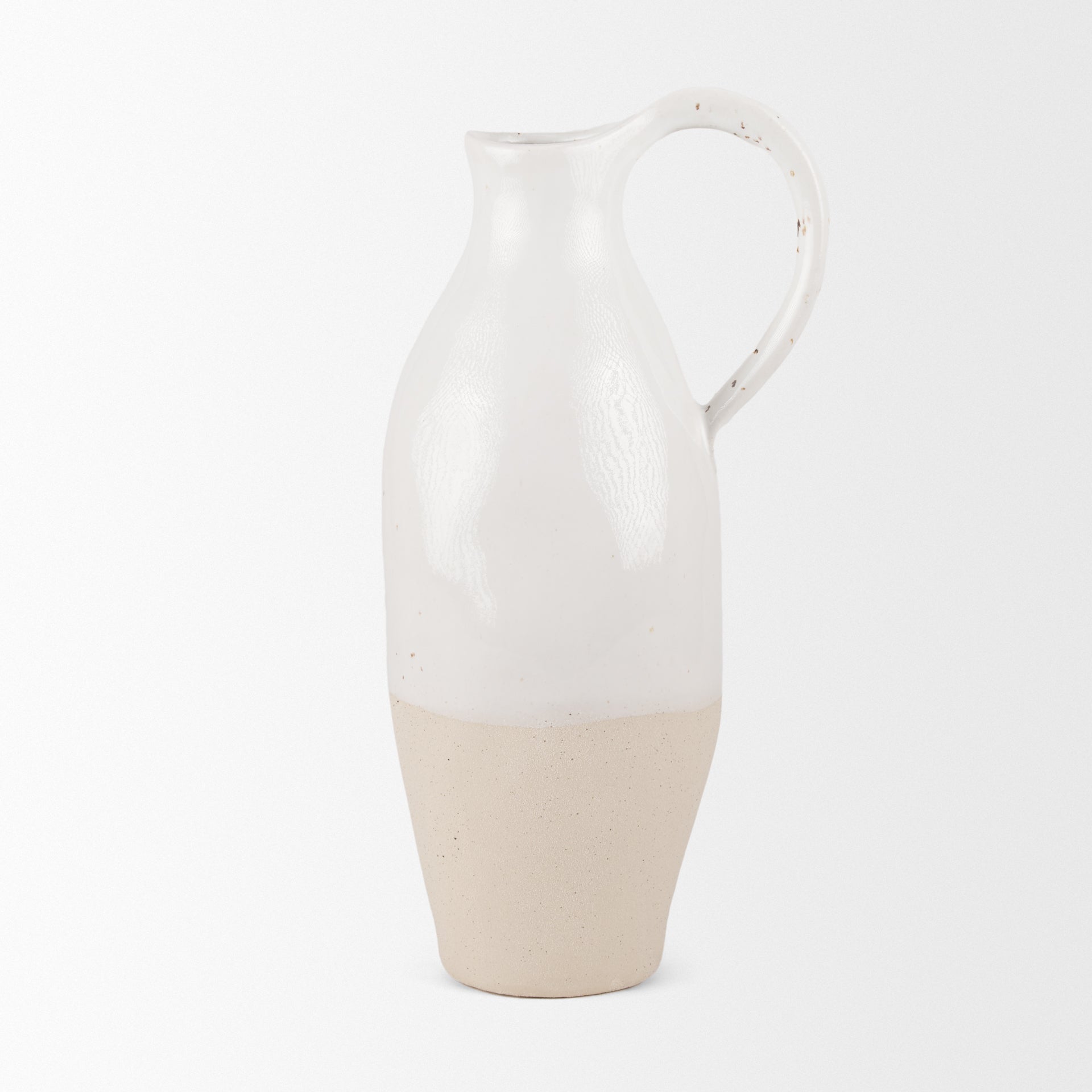 Mercana Valora 7.1" x 5.3" x 14.4" Ceramic Jug Vase