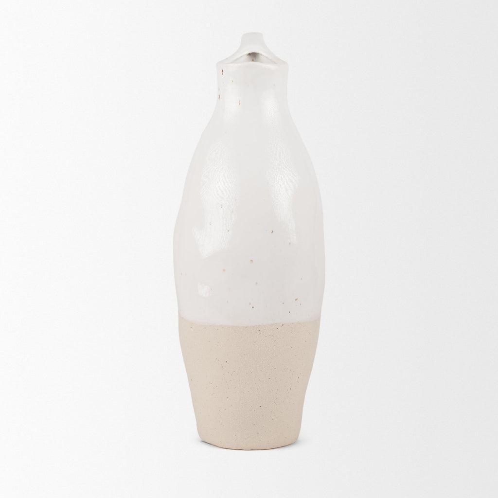 Mercana Valora 7.1" x 5.3" x 14.4" Ceramic Jug Vase