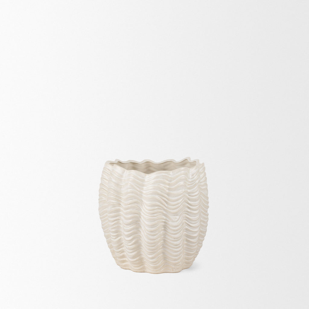 Mercana Velia 11.6" x 11.4" x 11" Ceramic Vase