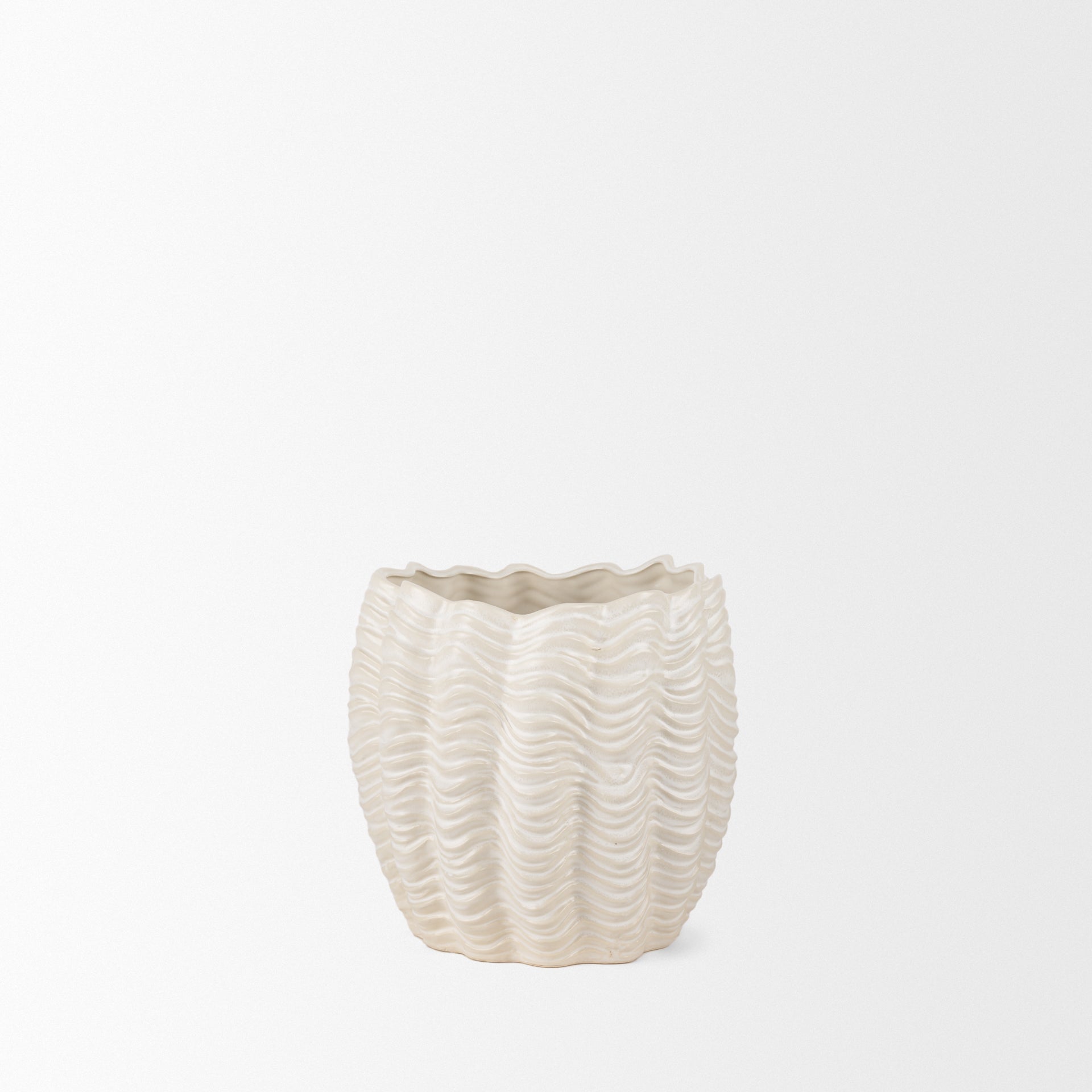 Mercana Velia 11.6" x 11.4" x 11" Ceramic Vase