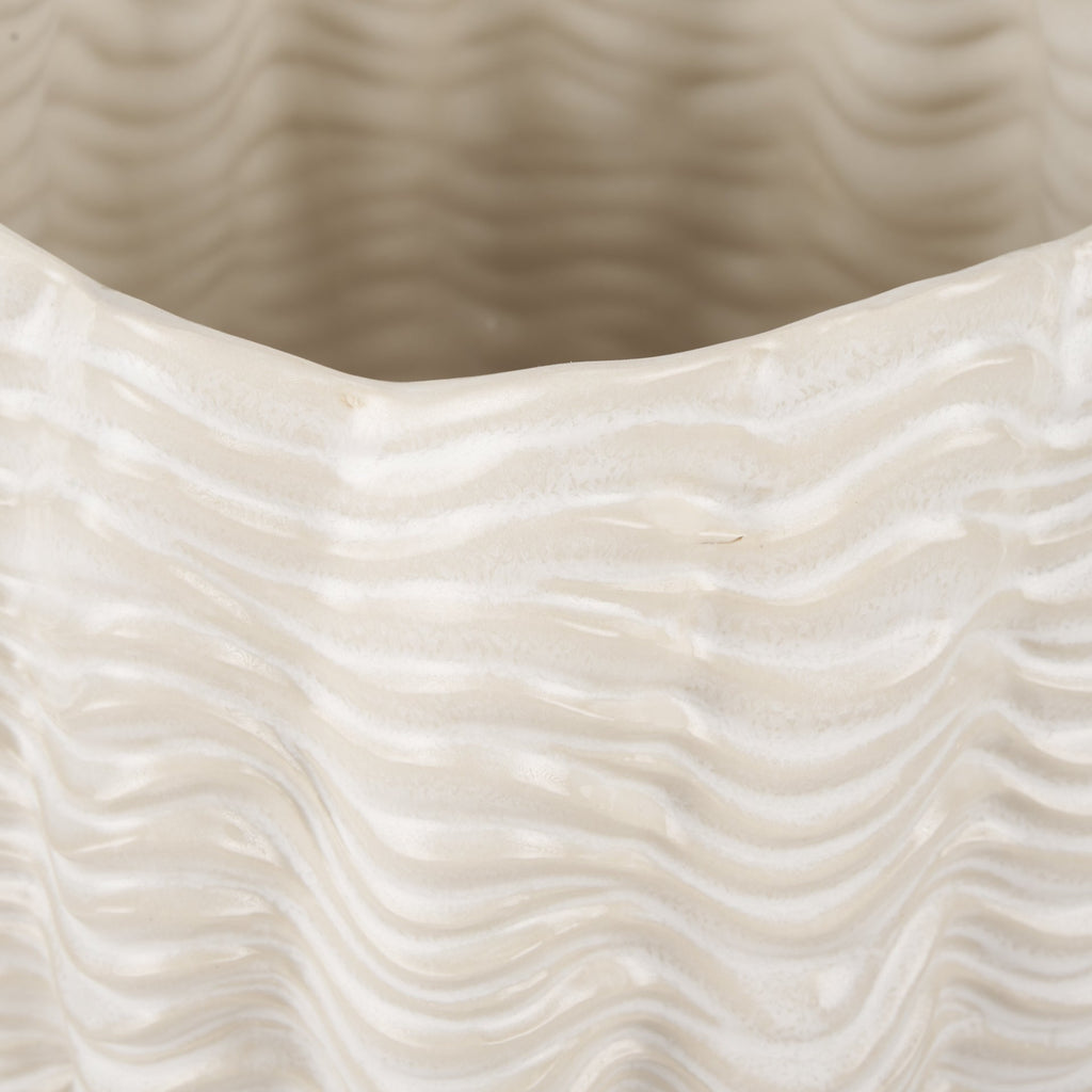 Mercana Velia 11.6" x 11.4" x 11" Ceramic Vase