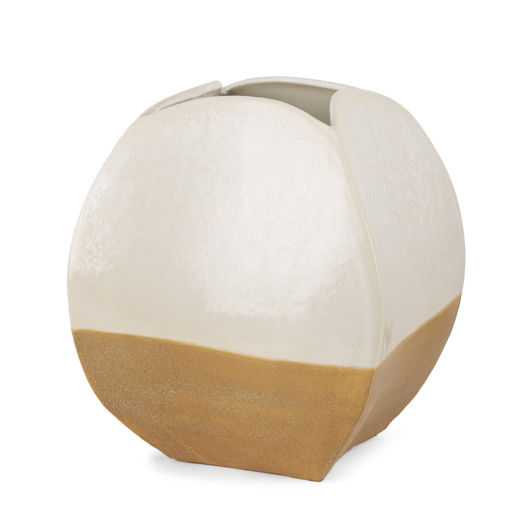 Mercana Vania 9.1" x 8.9" x 10.4" Ceramic Vase