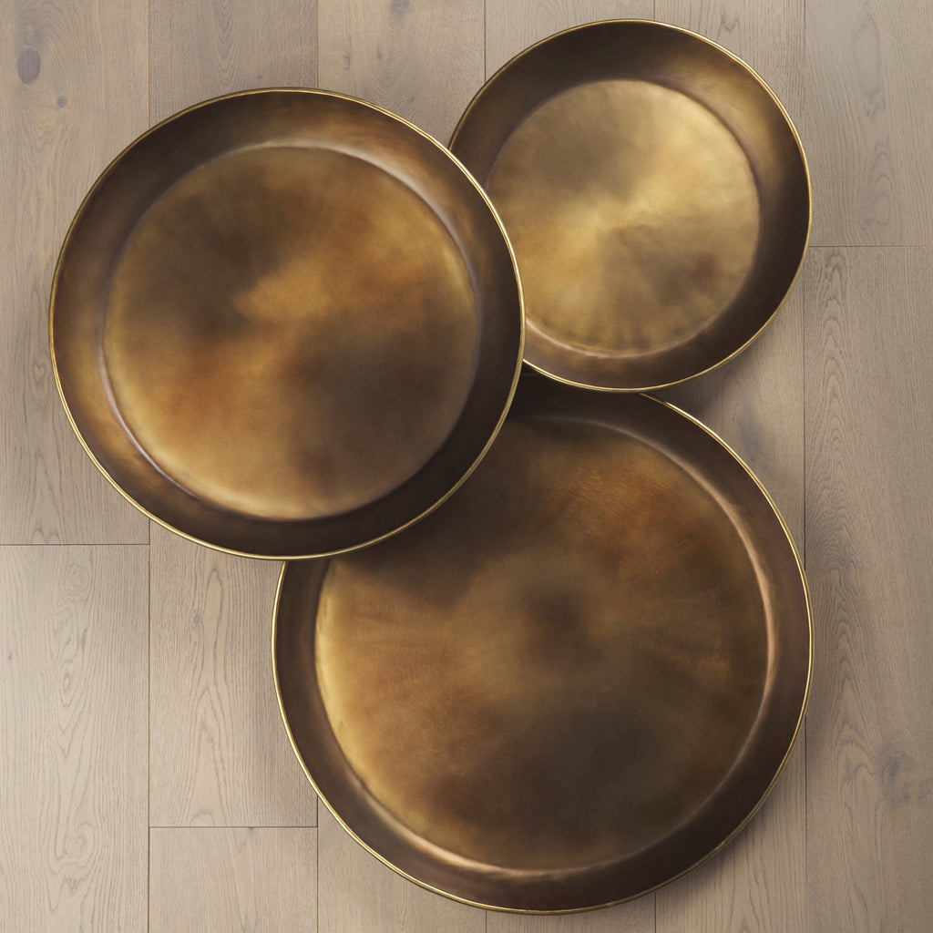 Mercana Eagan 24" x 24" x 2" Metal Tray