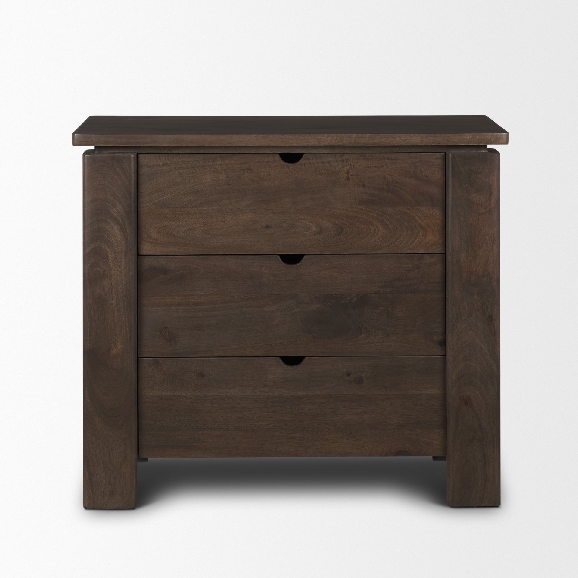 Mercana Wallen 36" x 18" x 31" Solid Wood Accent Cabinet