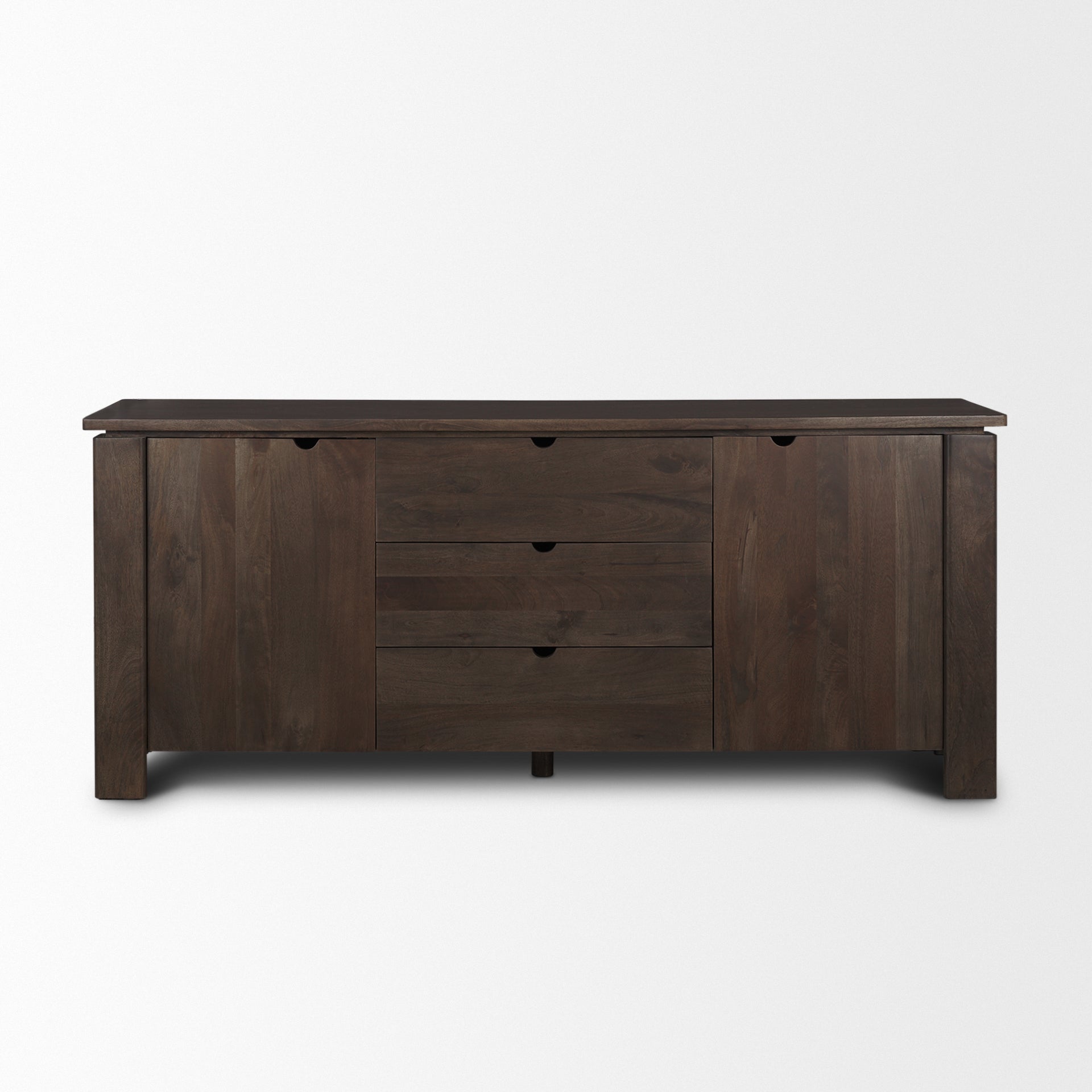 Mercana Wallen 79" x 21" x 33" Solid Wood Sideboard