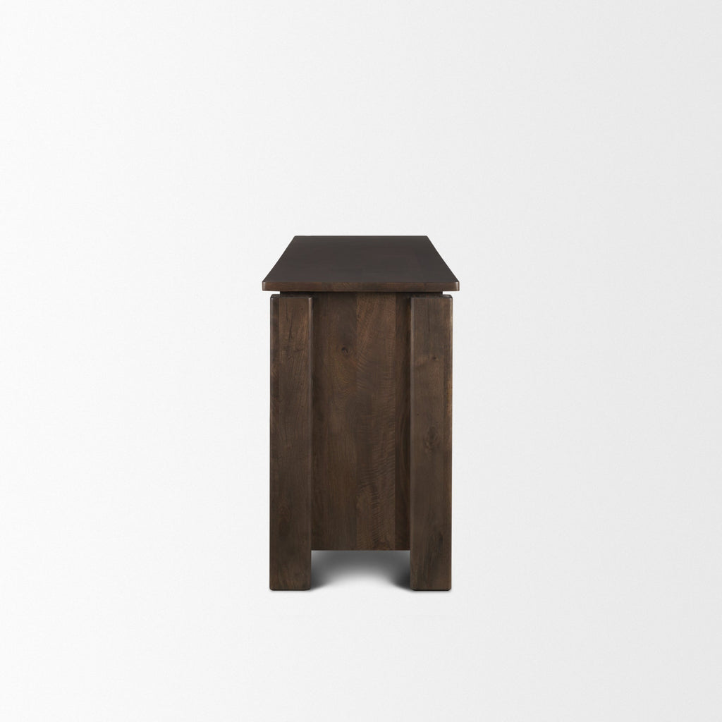 Mercana Wallen 79" x 21" x 33" Solid Wood Sideboard