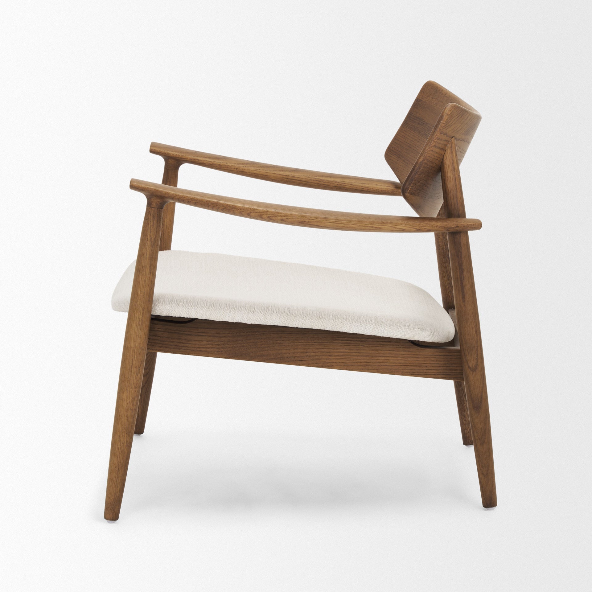Mercana Haggen 27.6" x 26.8" x 28.4" Solid Wood Side Chair
