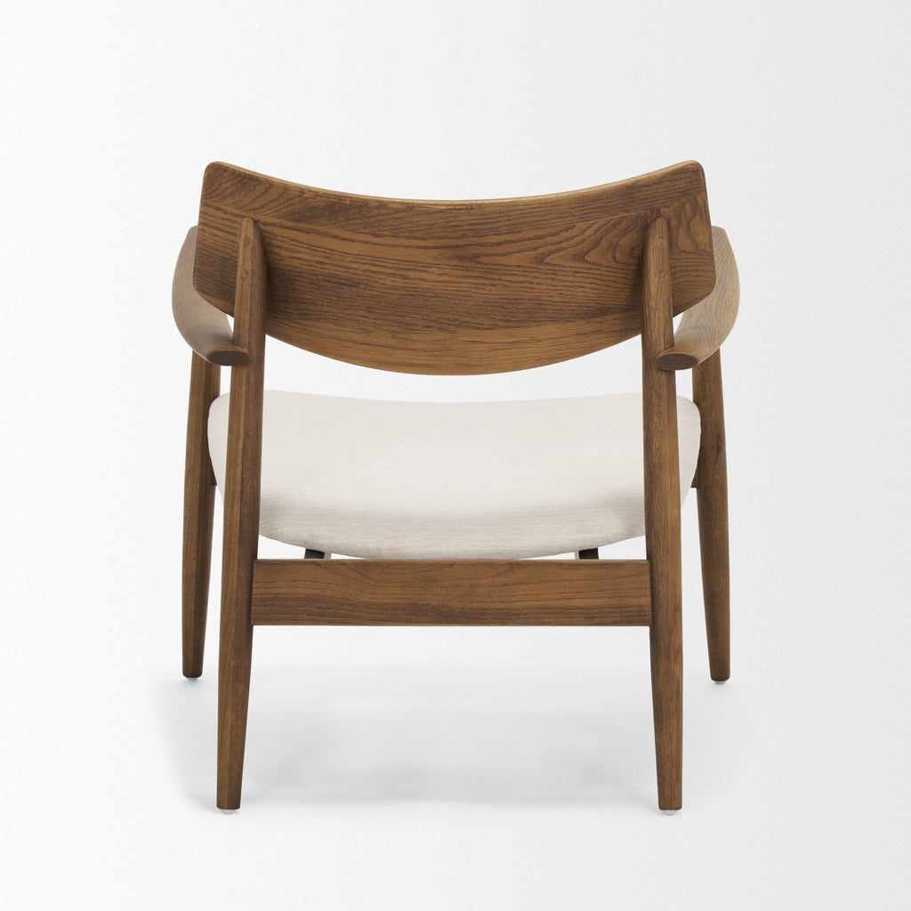 Mercana Haggen 27.6" x 26.8" x 28.4" Solid Wood Side Chair