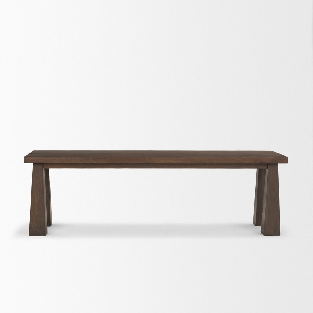 Mercana Wolcott 60" x 16" x 18" Solid Wood Bench