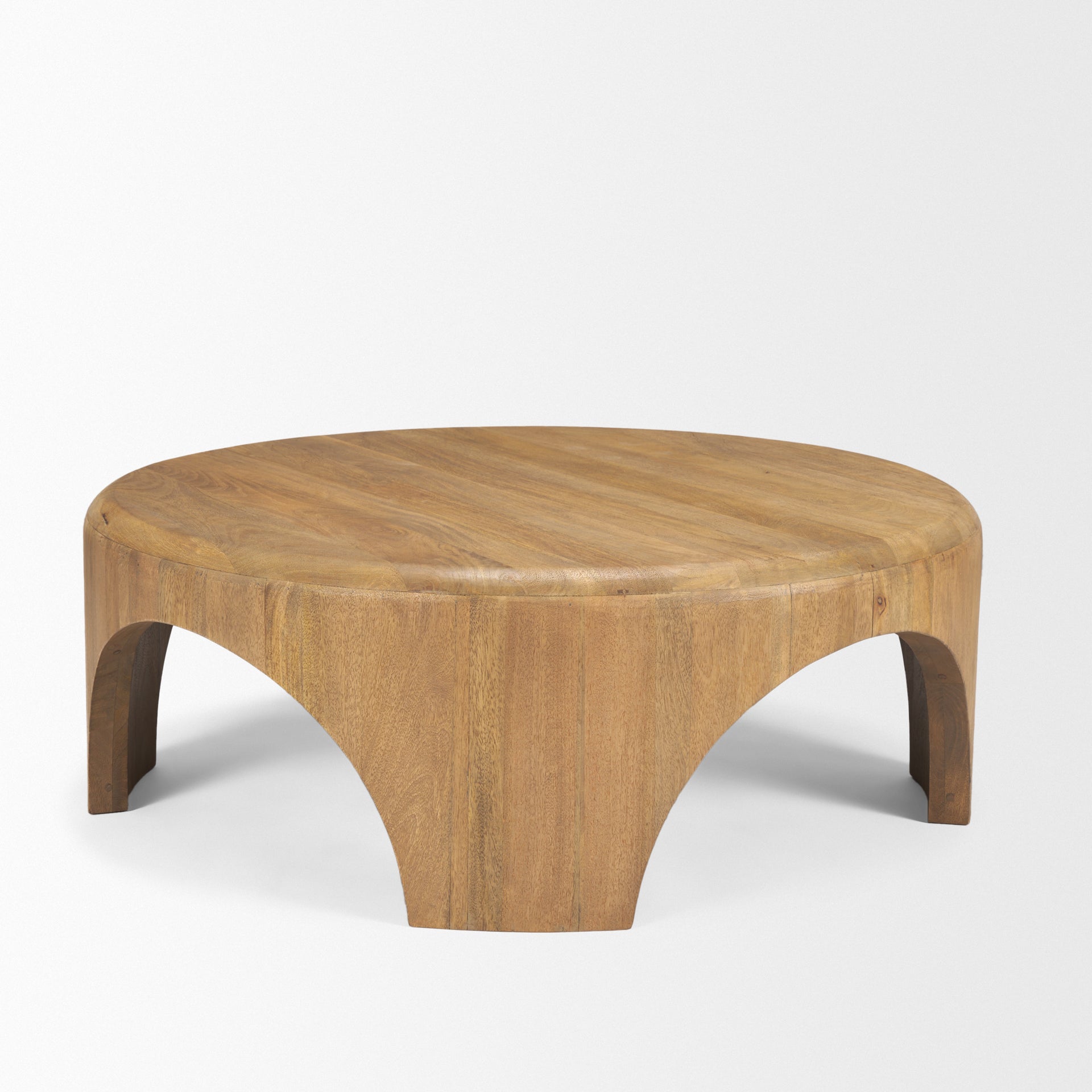 Mercana Shima 45" x 45" x 16" Solid Wood Coffee Table