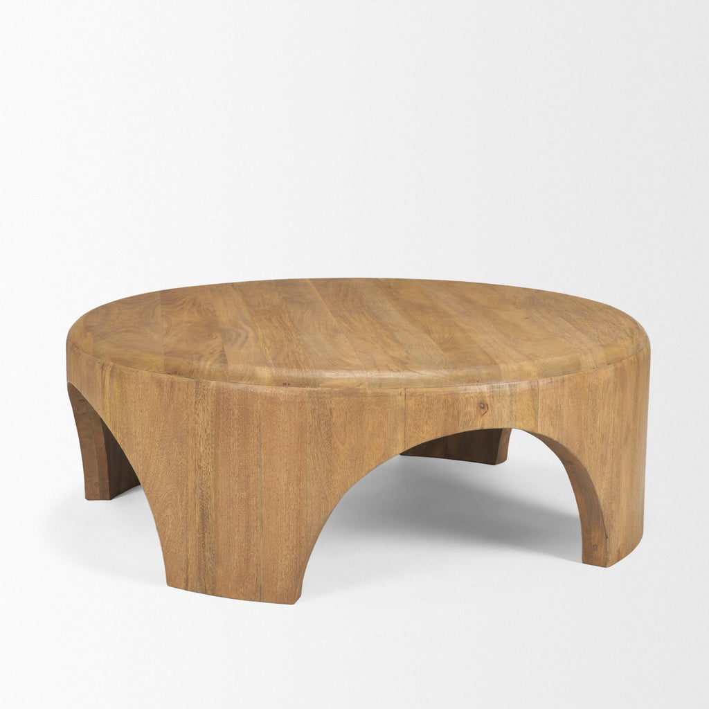Mercana Shima 45" x 45" x 16" Solid Wood Coffee Table