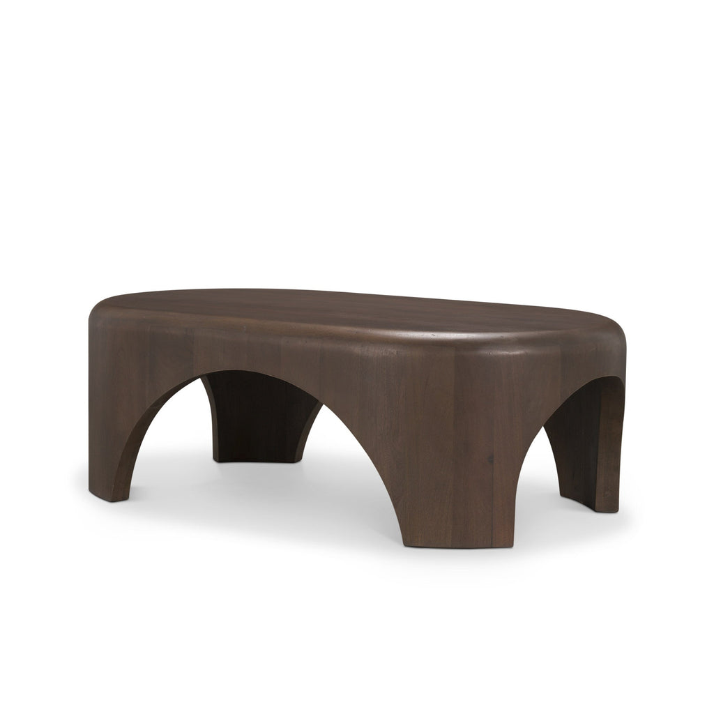 Mercana Shima 48" x 28" x 16" Solid Wood Coffee Table