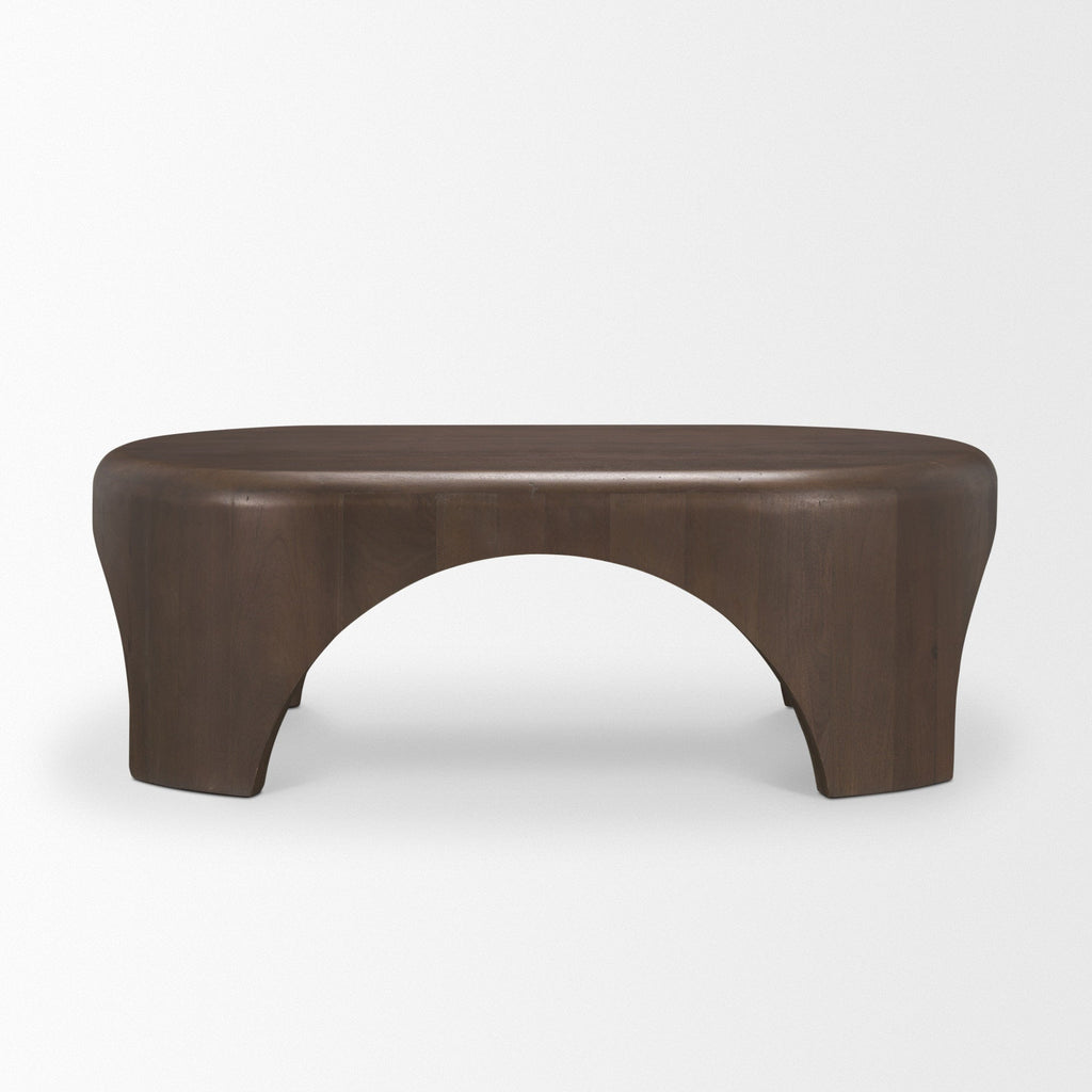 Mercana Shima 48" x 28" x 16" Solid Wood Coffee Table